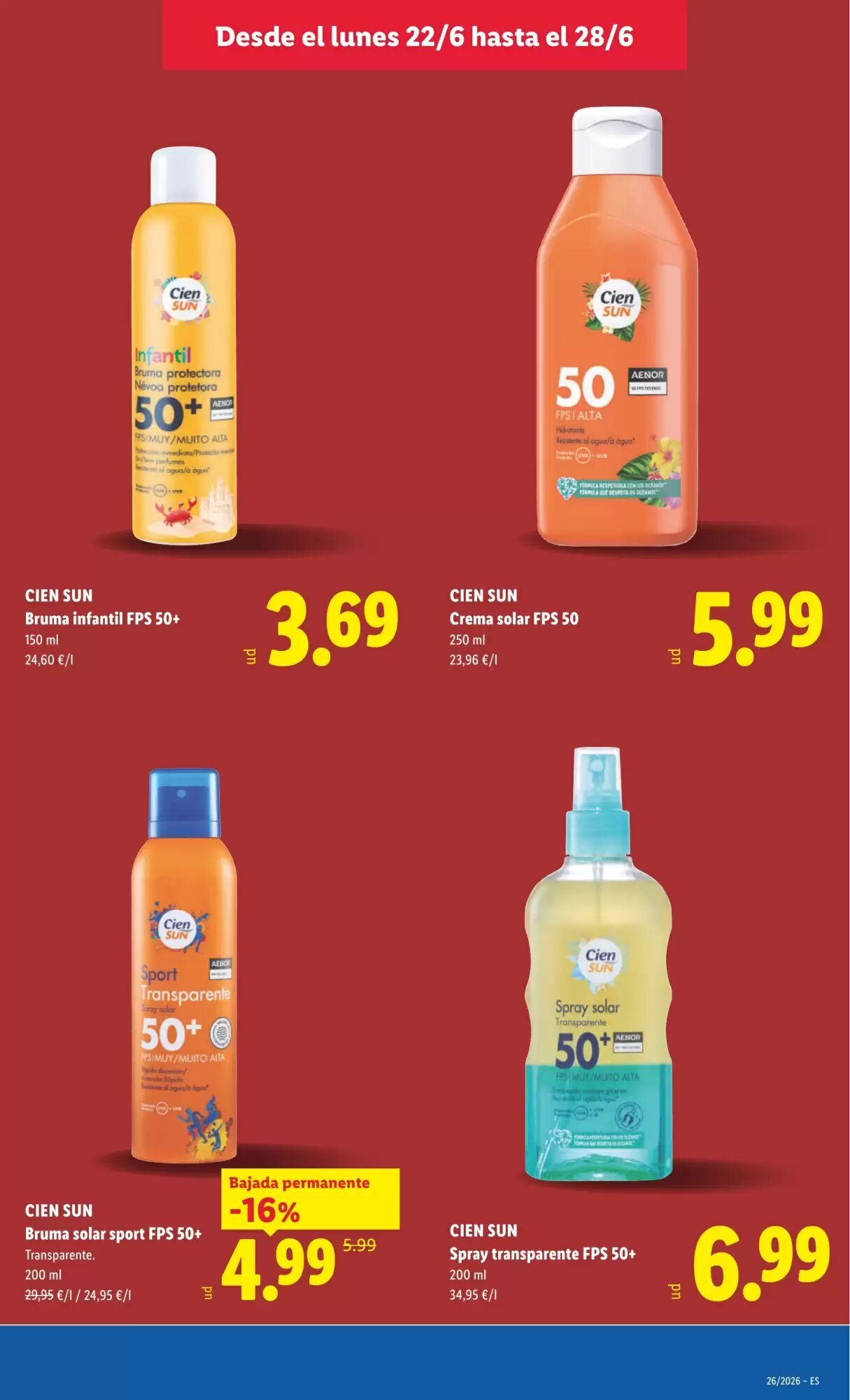 Folleto promocional de Lidl válido desde el 22/06/2026 - Página 15.