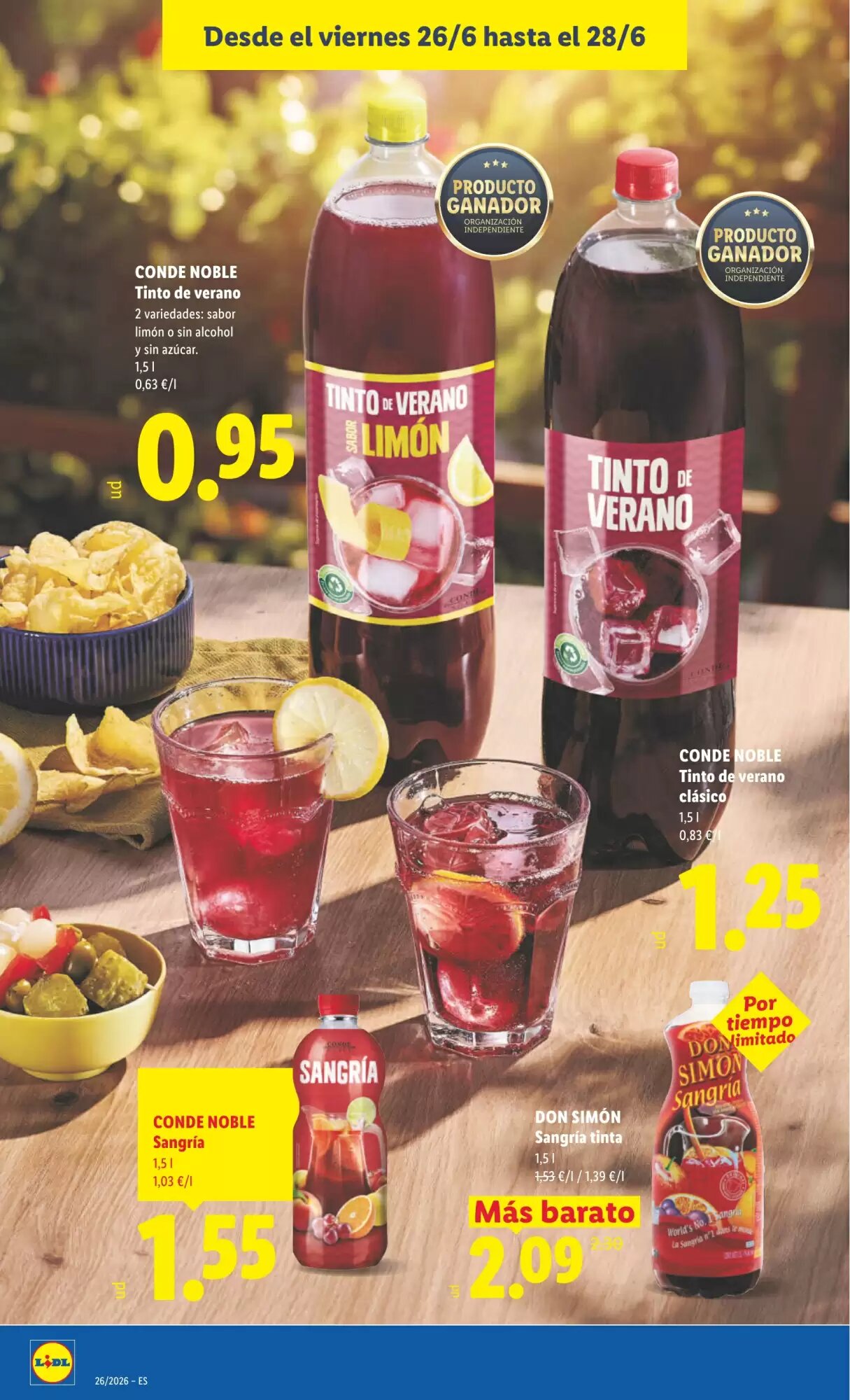 Folleto promocional de Lidl válido desde el 22/06/2026 - Página 26.