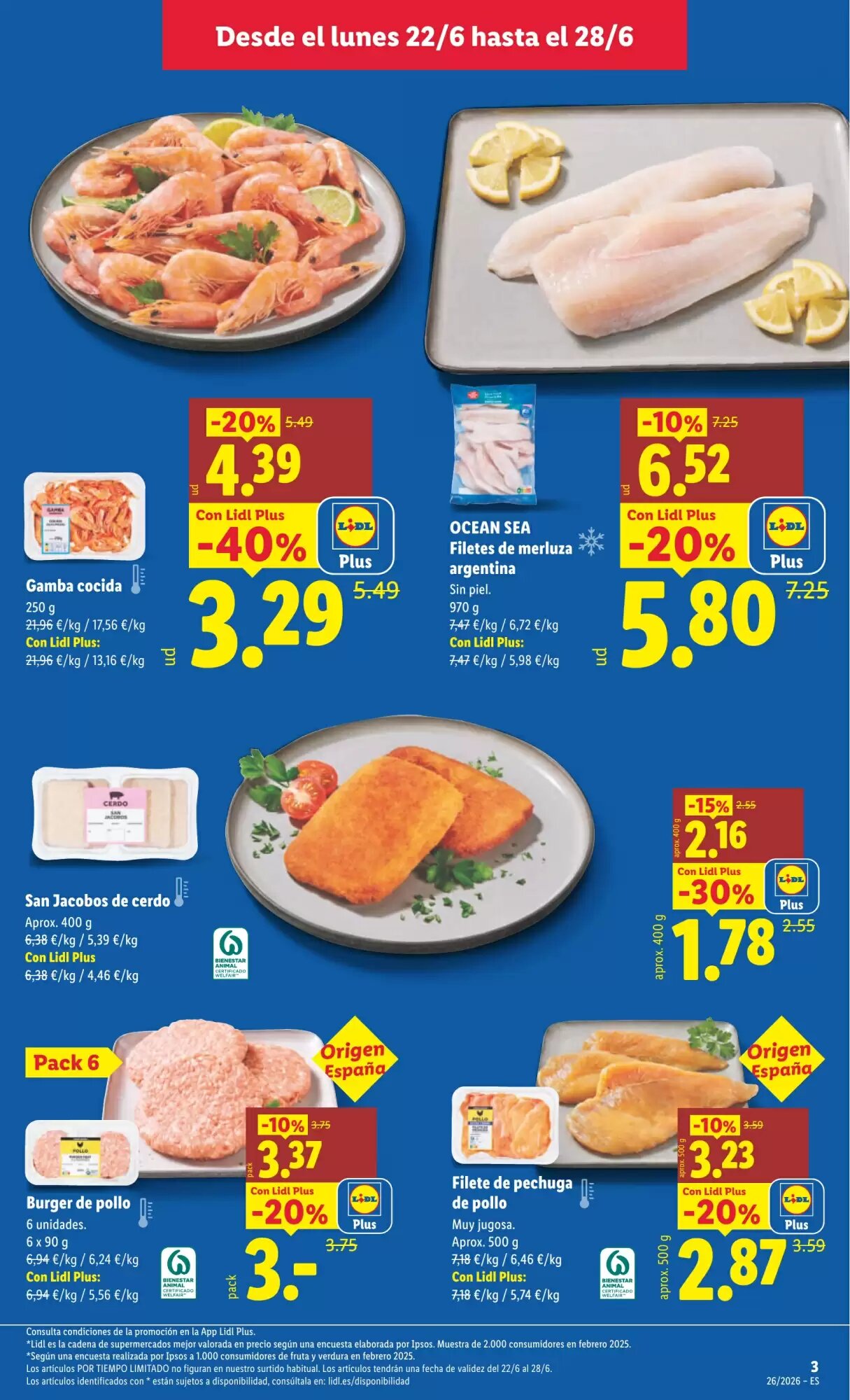 Folleto promocional de Lidl válido desde el 22/06/2026 - Página 3.