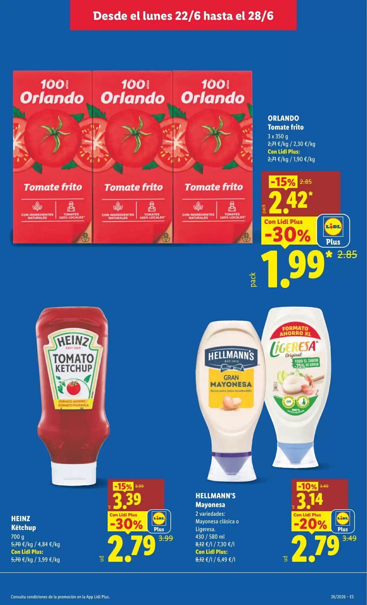 Folleto promocional de Lidl válido desde el 22/06/2026 - Página 9.