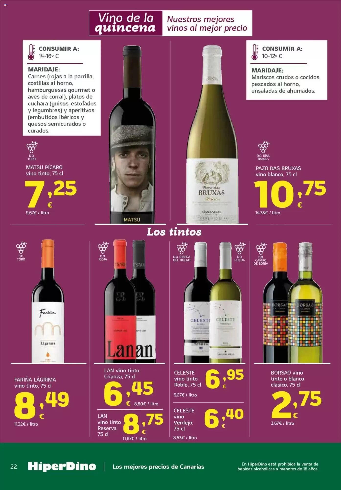 Folleto promocional de HiperDino válido desde el 23/06/2026 - Página 22.