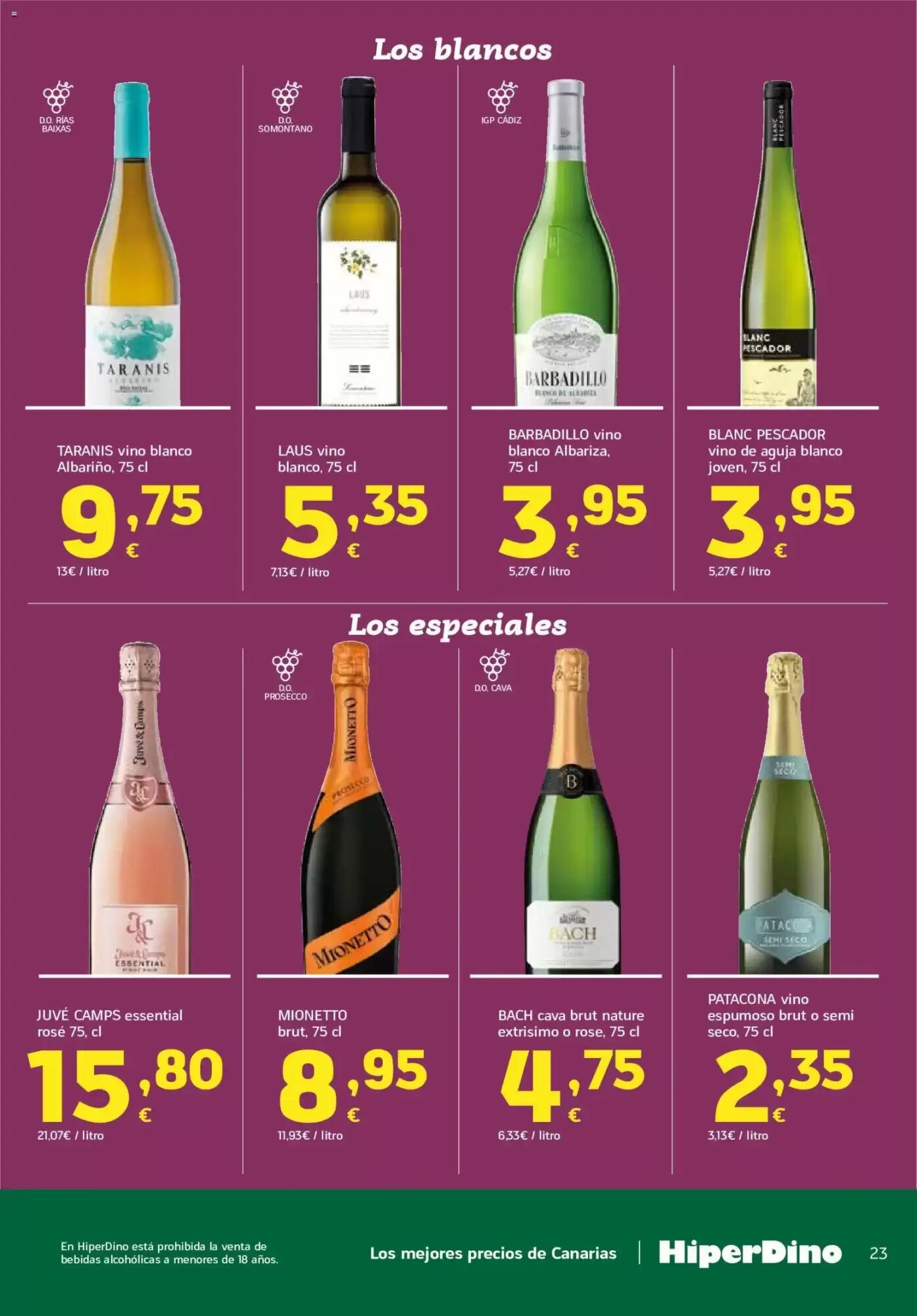 Folleto promocional de HiperDino válido desde el 23/06/2026 - Página 23.