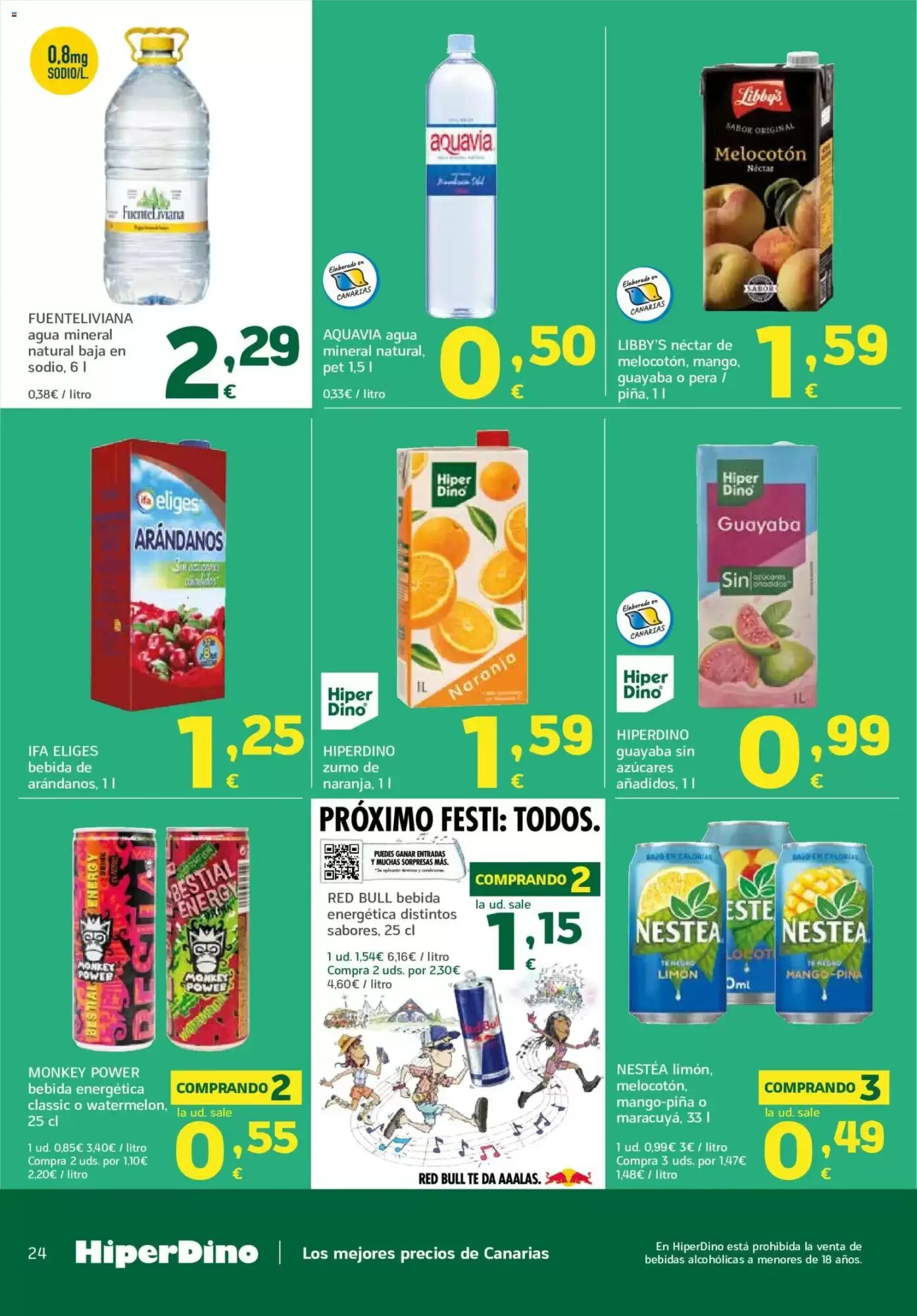 Folleto promocional de HiperDino válido desde el 23/06/2026 - Página 24.