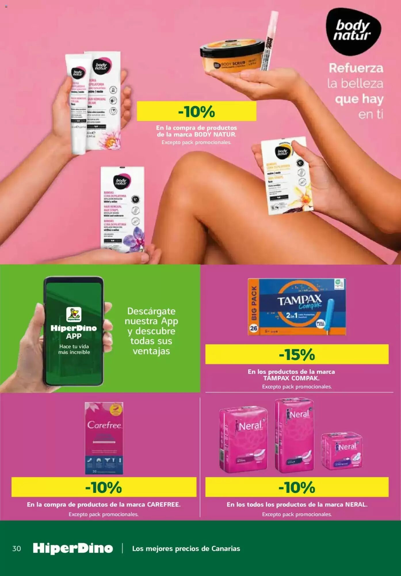 Folleto promocional de HiperDino válido desde el 23/06/2026 - Página 30.