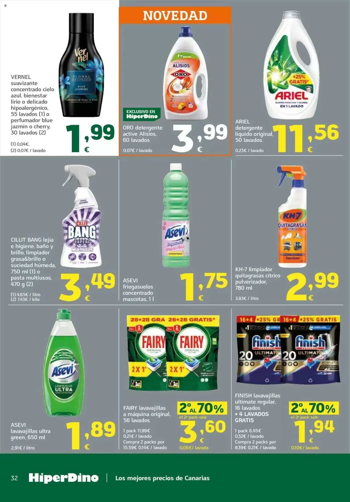 Folleto promocional de HiperDino válido desde el 23/06/2026 - Página 32.