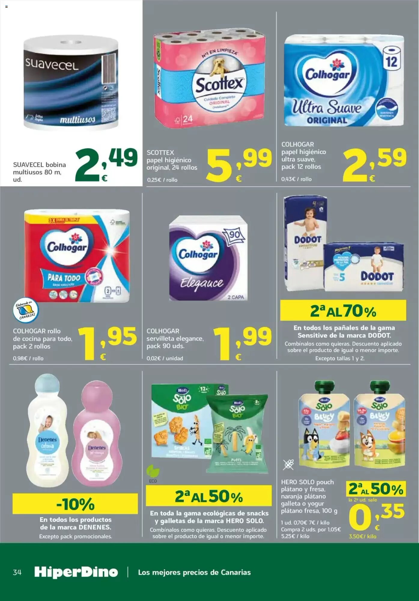 Folleto promocional de HiperDino válido desde el 23/06/2026 - Página 34.