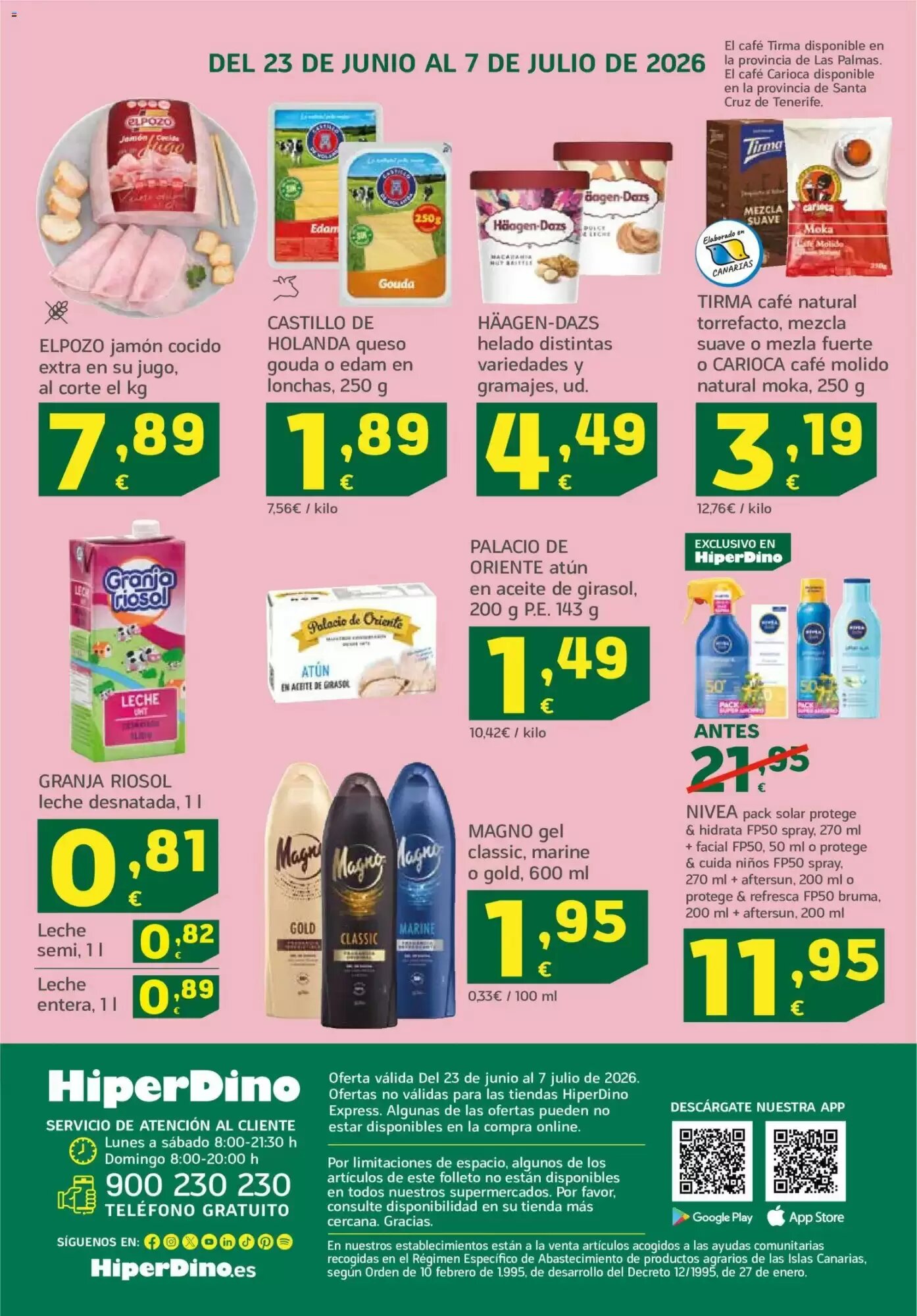 Folleto promocional de HiperDino válido desde el 23/06/2026 - Página 40.