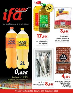 Folleto promocional de Cash Ifa válido desde el 23/06/2026