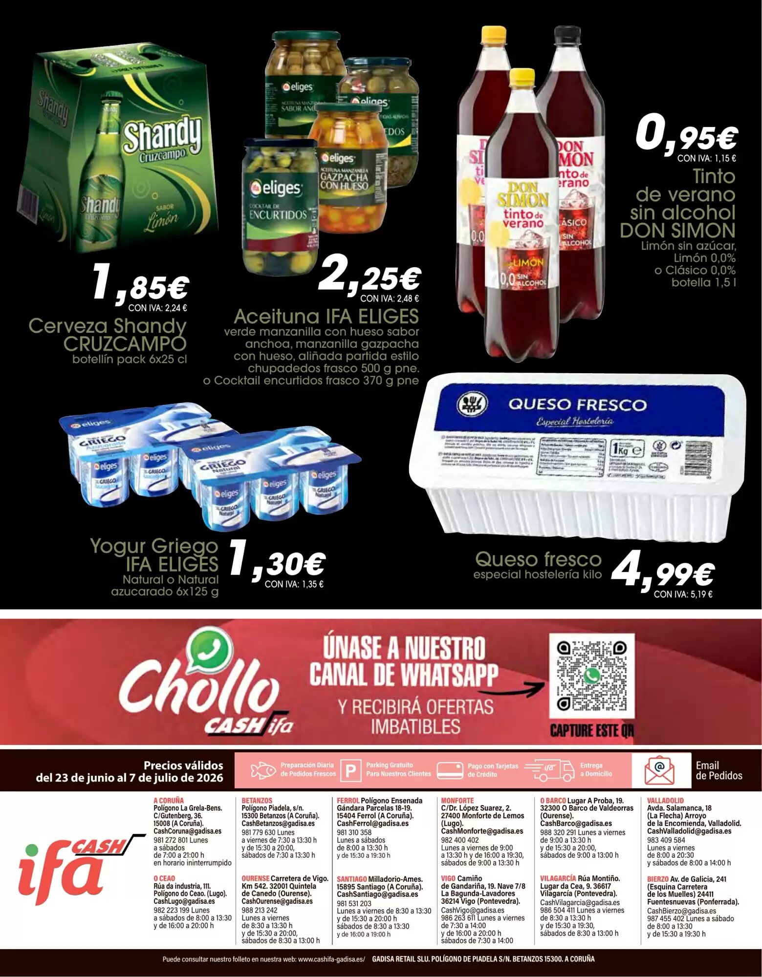 Folleto promocional de Cash Ifa válido desde el 23/06/2026 - Página 20.