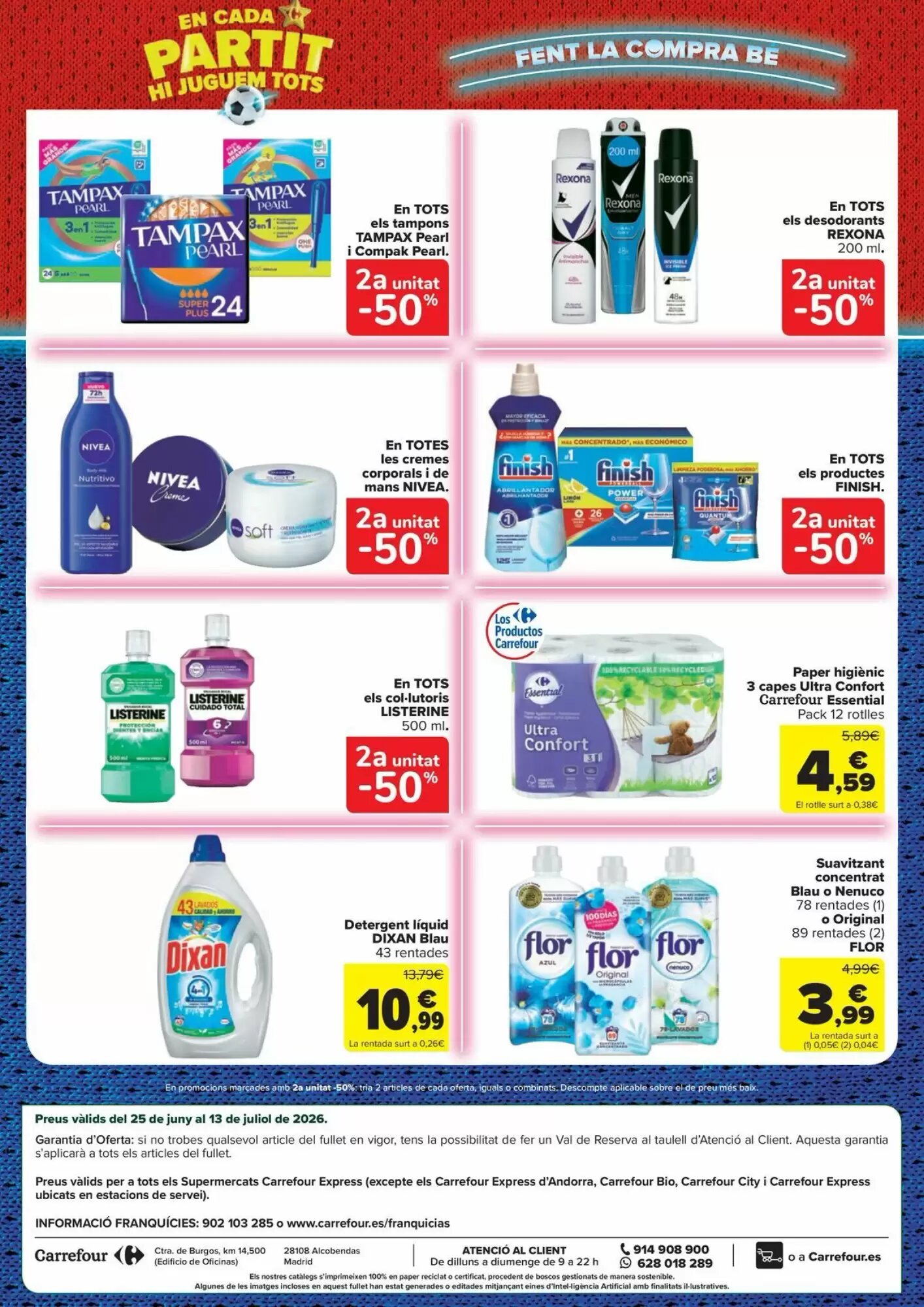 Folleto promocional de Carrefour válido desde el 25/06/2026 - Página 4.