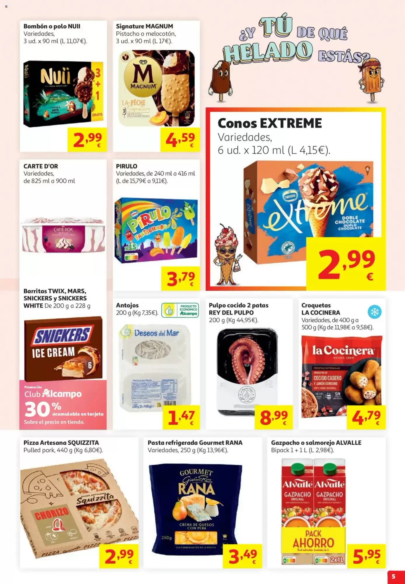 Folleto promocional de Alcampo válido desde el 30/06/2026 - Página 5.