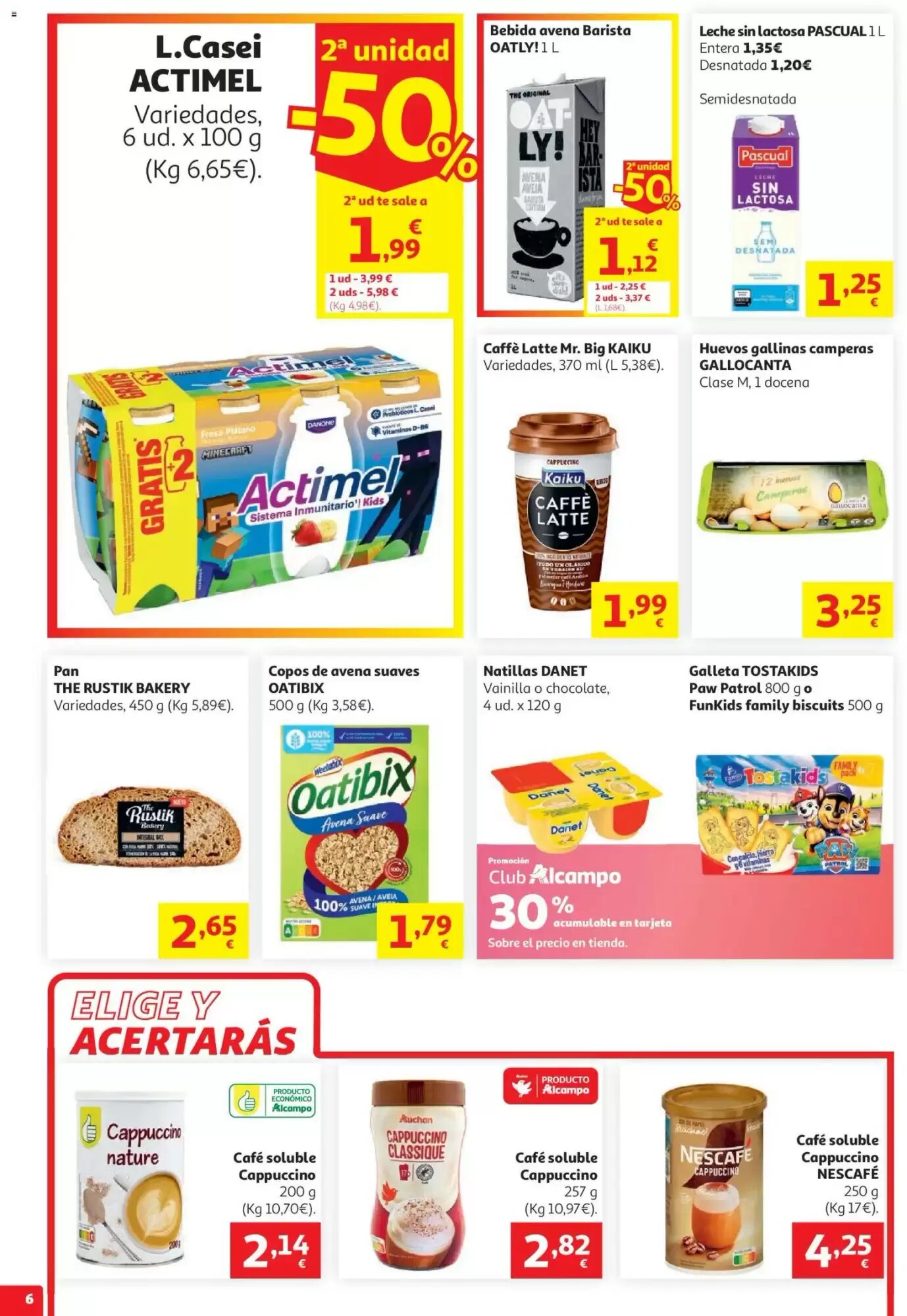 Folleto promocional de Alcampo válido desde el 30/06/2026 - Página 6.
