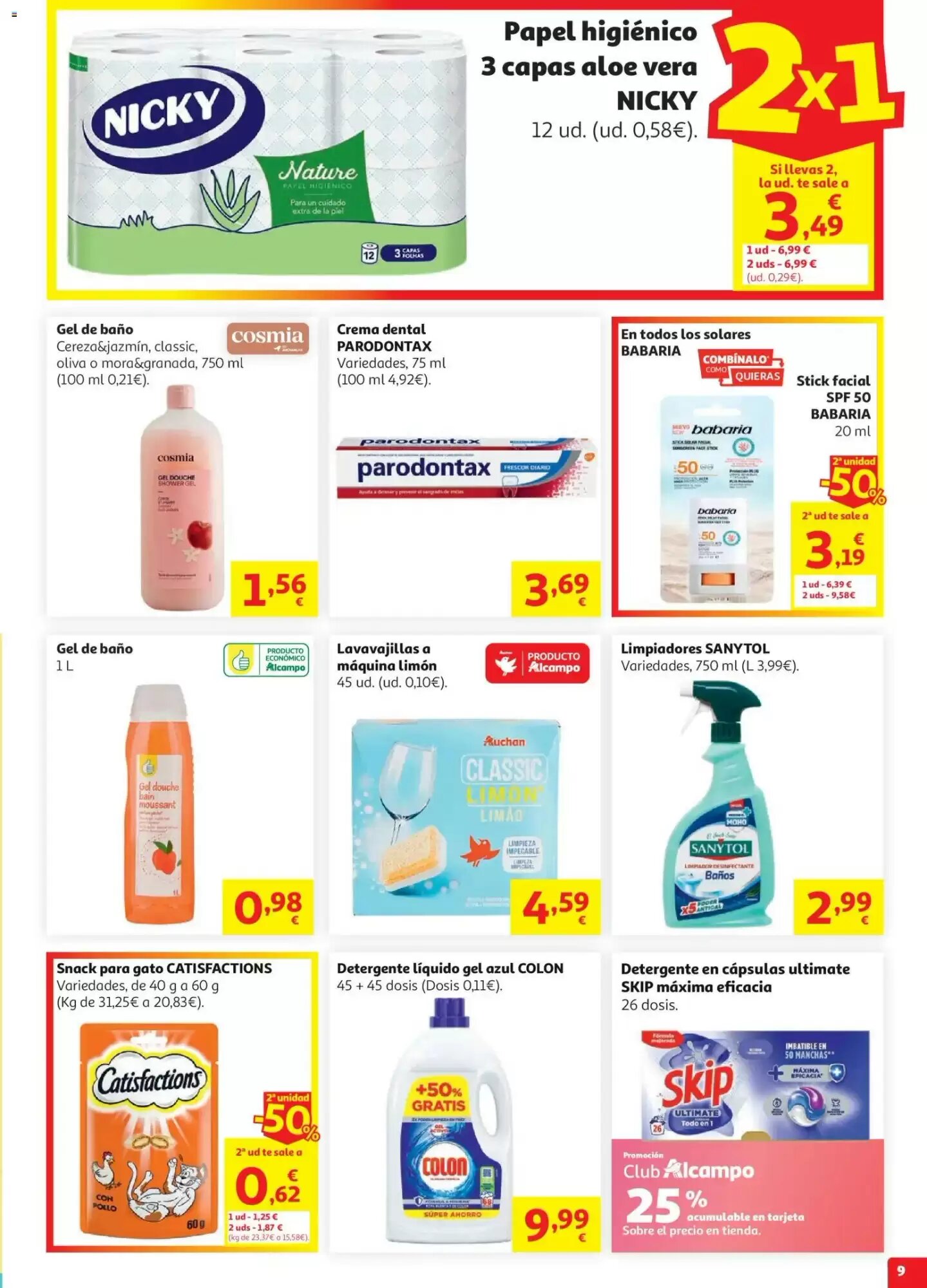 Folleto promocional de Alcampo válido desde el 30/06/2026 - Página 9.