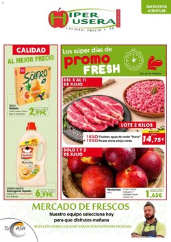 Folleto promocional de Hiper Usera válido desde el 01/07/2026