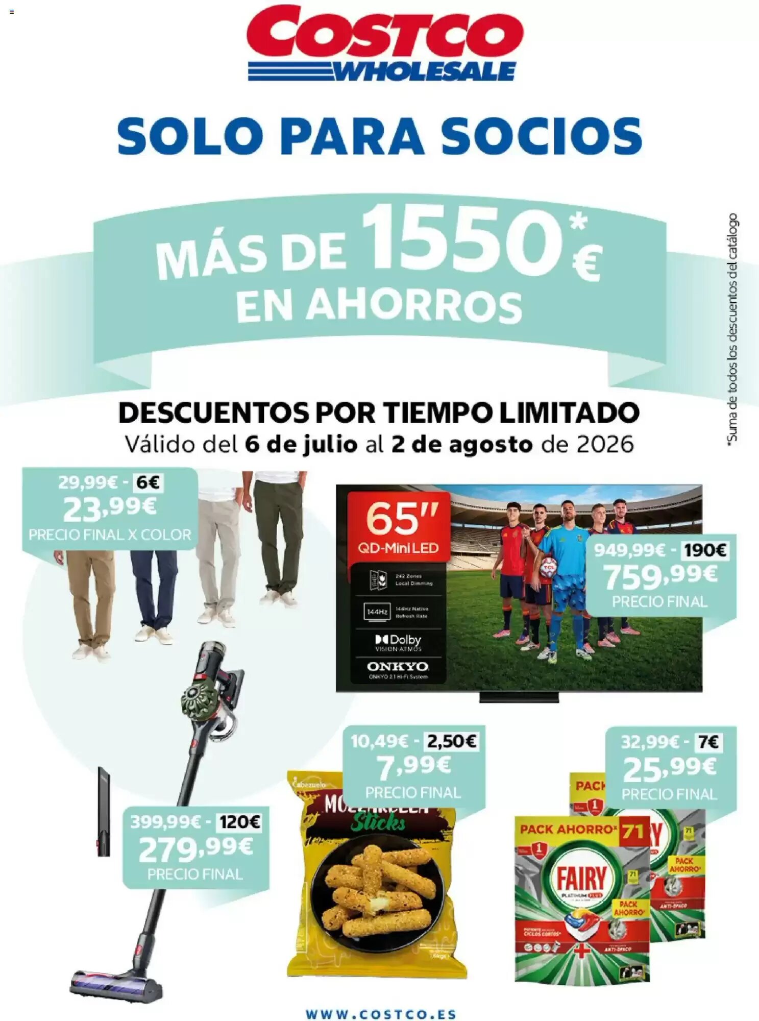 Folleto promocional de Costco válido desde el 06/07/2026 - Página 1.