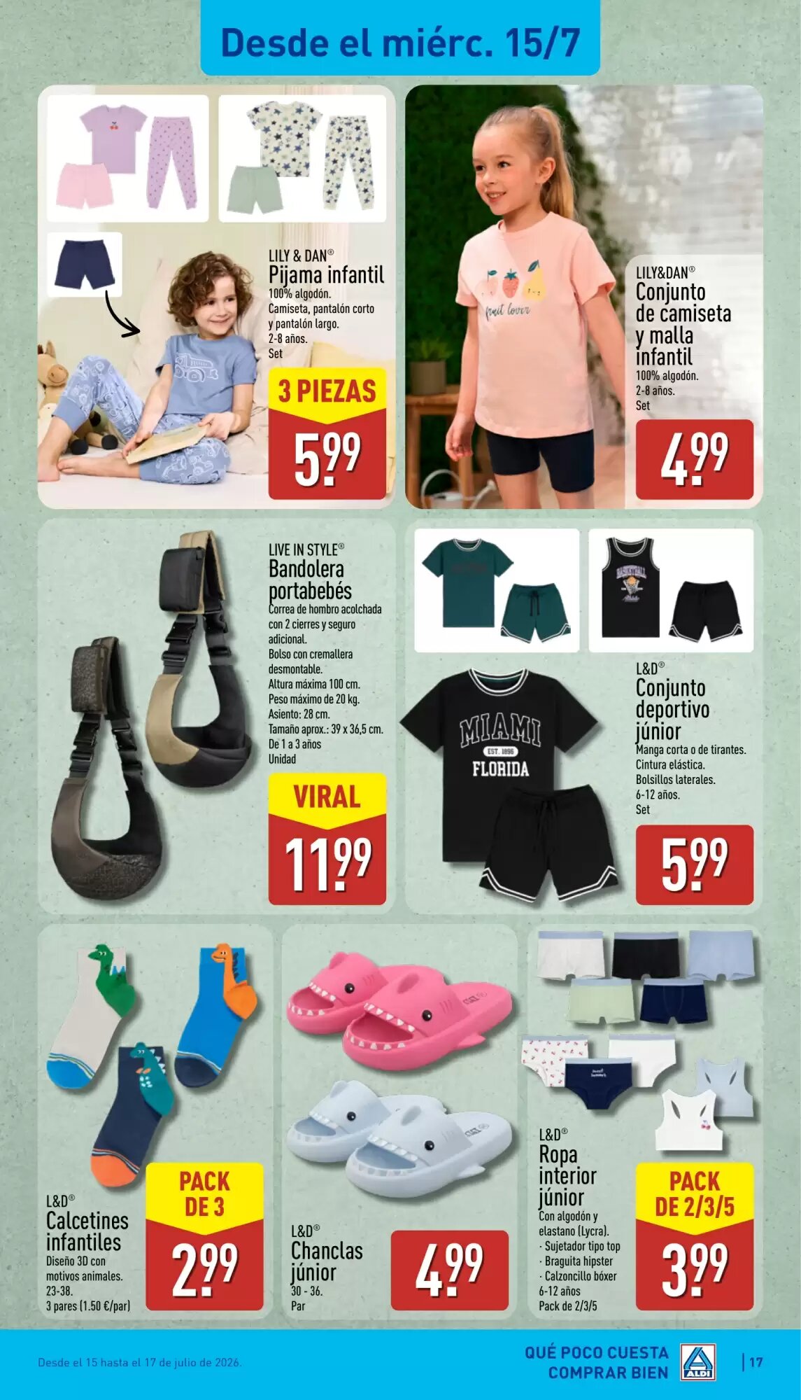 Folleto promocional de ALDI válido desde el 13/07/2026 - Página 17.