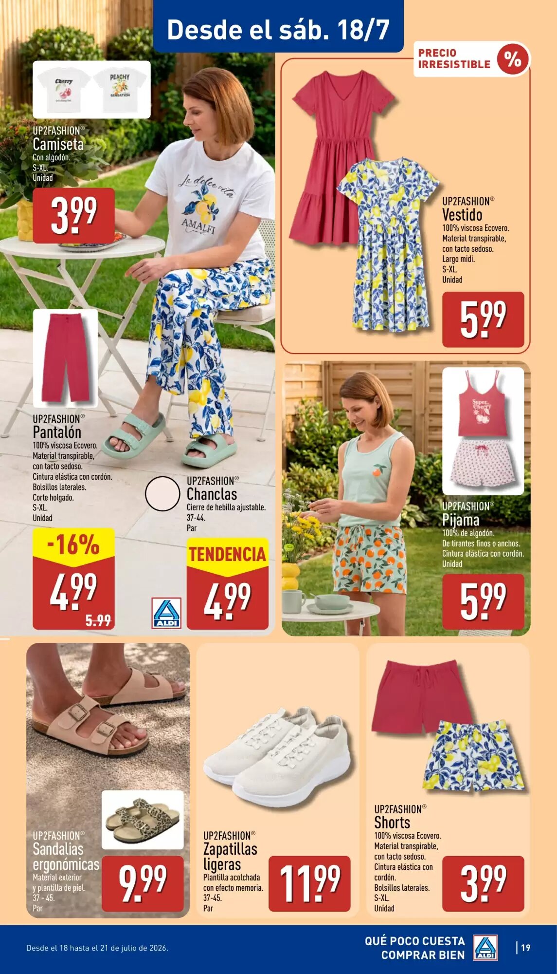 Folleto promocional de ALDI válido desde el 13/07/2026 - Página 19.