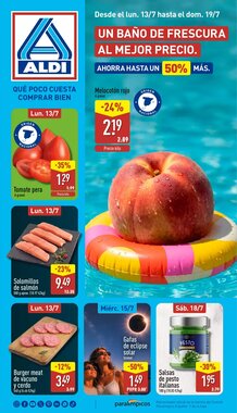Folleto promocional de ALDI válido desde el 13/07/2026