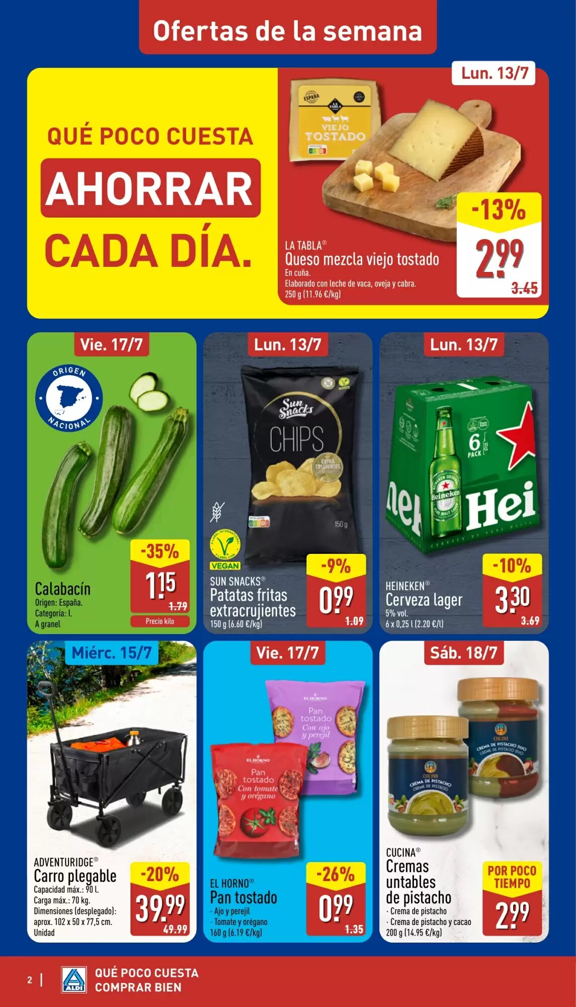 Folleto promocional de ALDI válido desde el 13/07/2026 - Página 2.