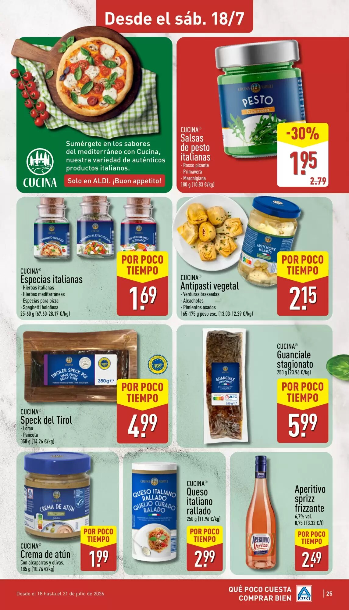 Folleto promocional de ALDI válido desde el 13/07/2026 - Página 25.