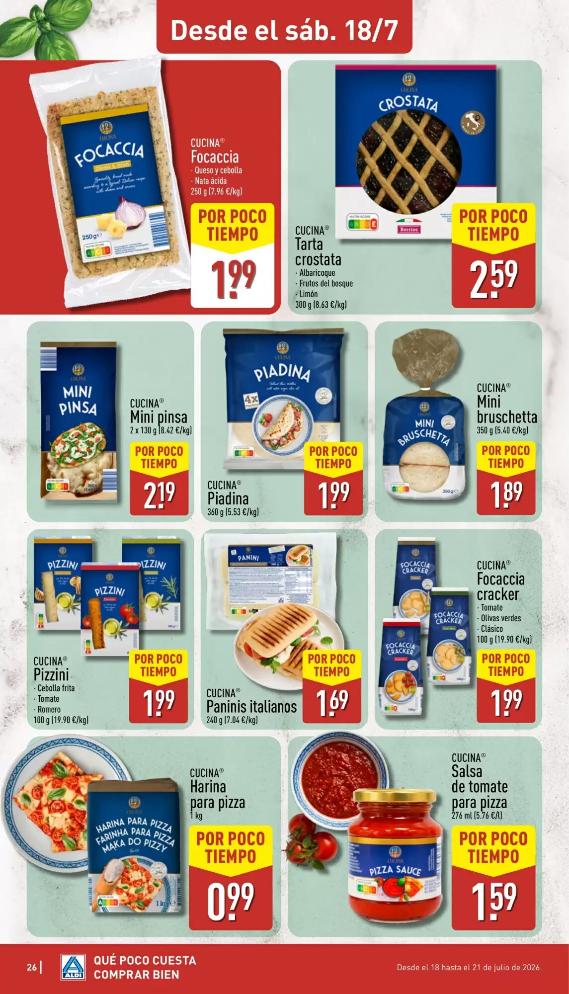 Folleto promocional de ALDI válido desde el 13/07/2026 - Página 26.