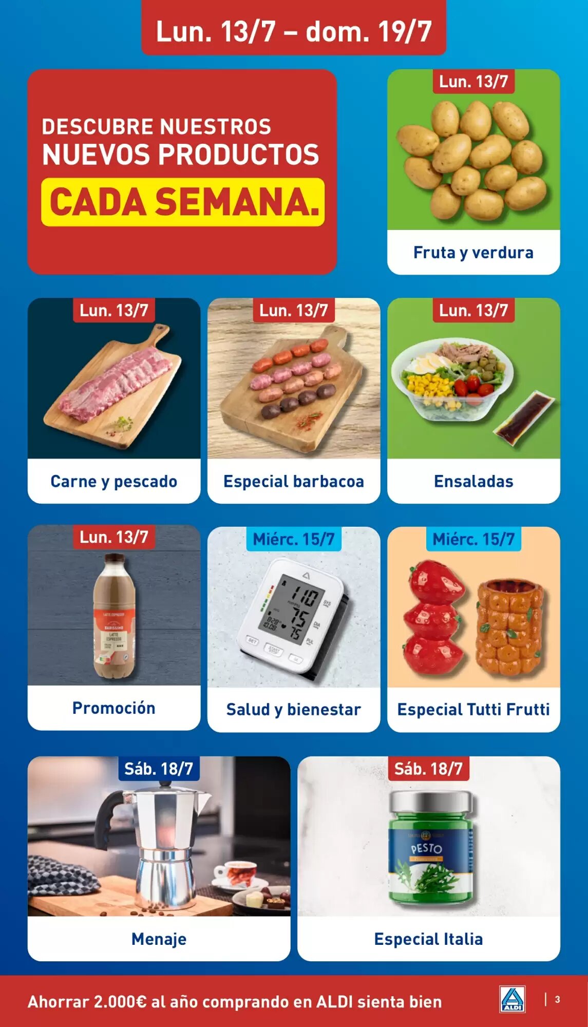 Folleto promocional de ALDI válido desde el 13/07/2026 - Página 3.