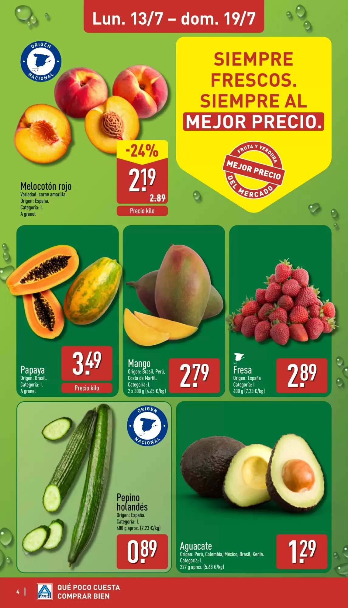 Folleto promocional de ALDI válido desde el 13/07/2026 - Página 4.