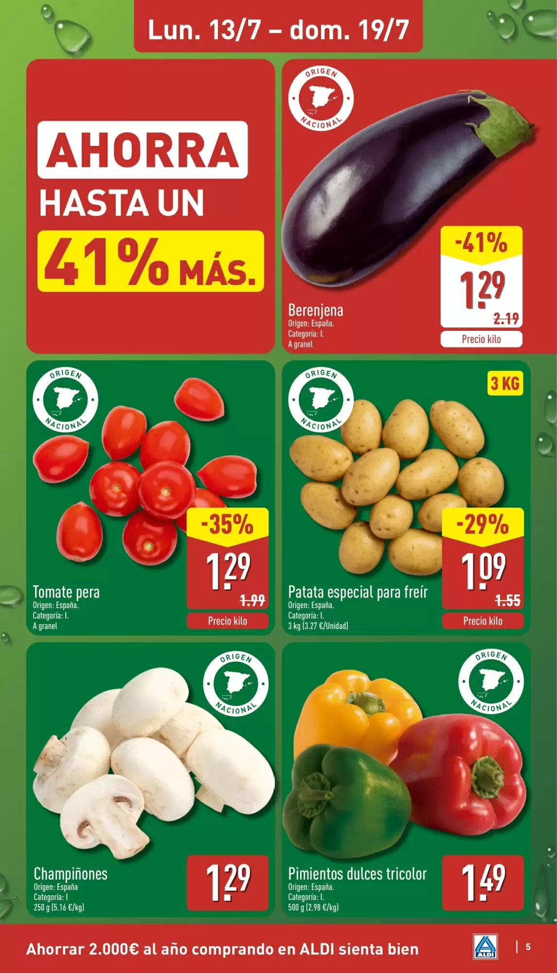 Folleto promocional de ALDI válido desde el 13/07/2026 - Página 5.
