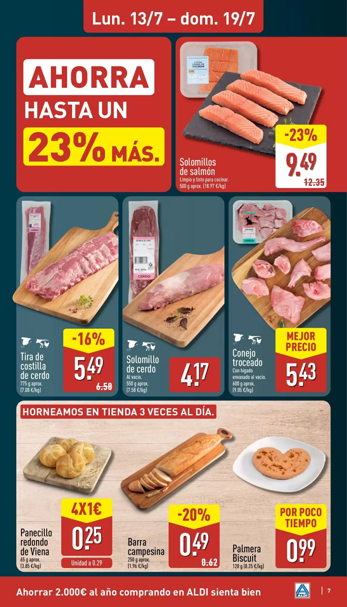 Folleto promocional de ALDI válido desde el 13/07/2026 - Página 7.