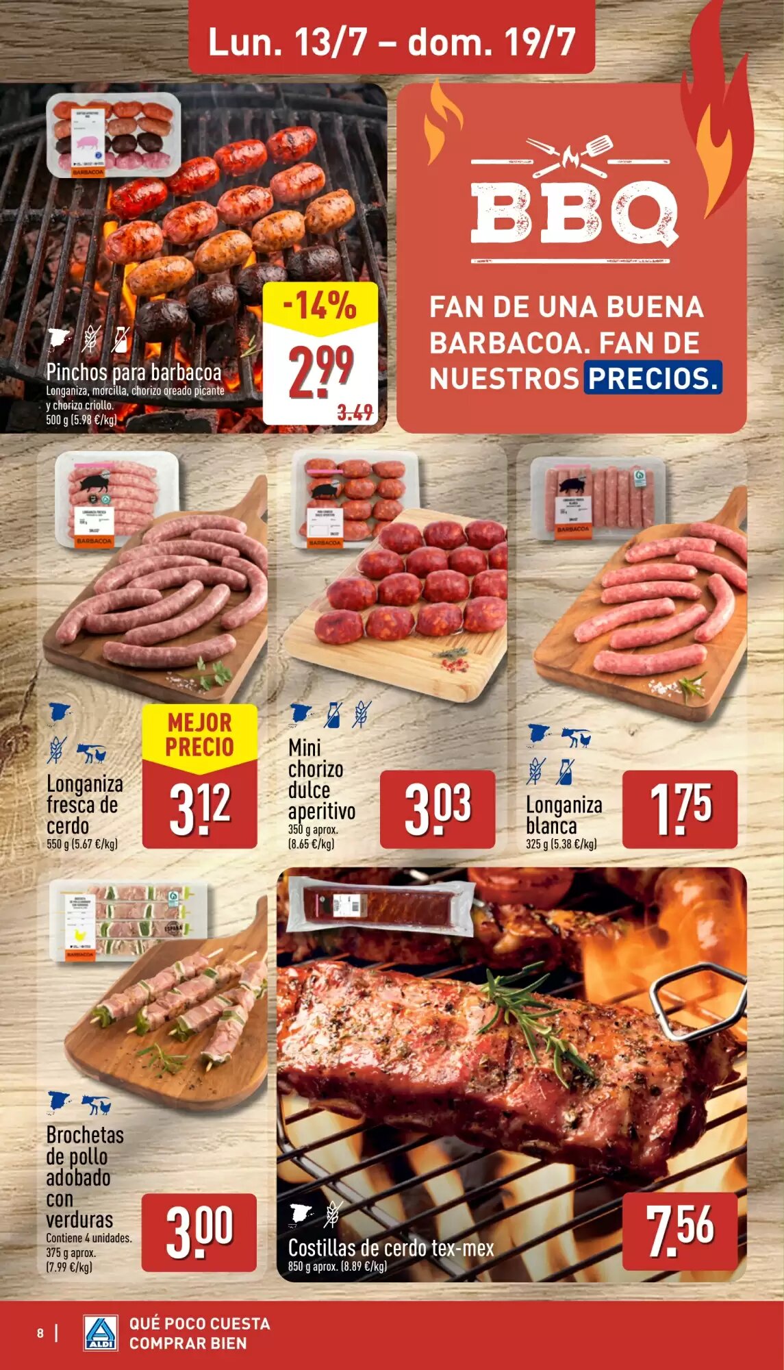 Folleto promocional de ALDI válido desde el 13/07/2026 - Página 8.