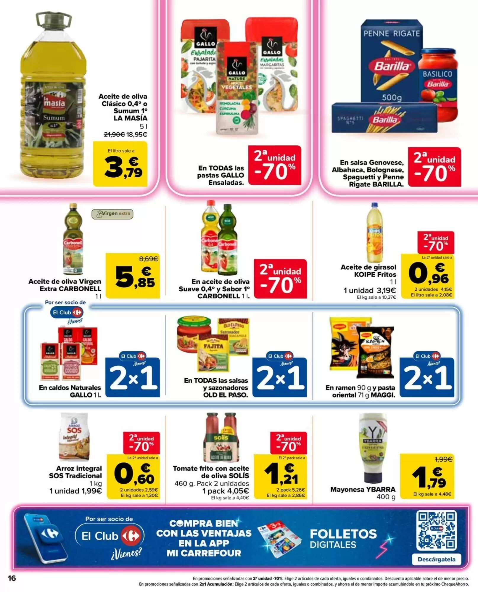 Folleto promocional de Carrefour Market válido desde el 14/07/2026 - Página 16.