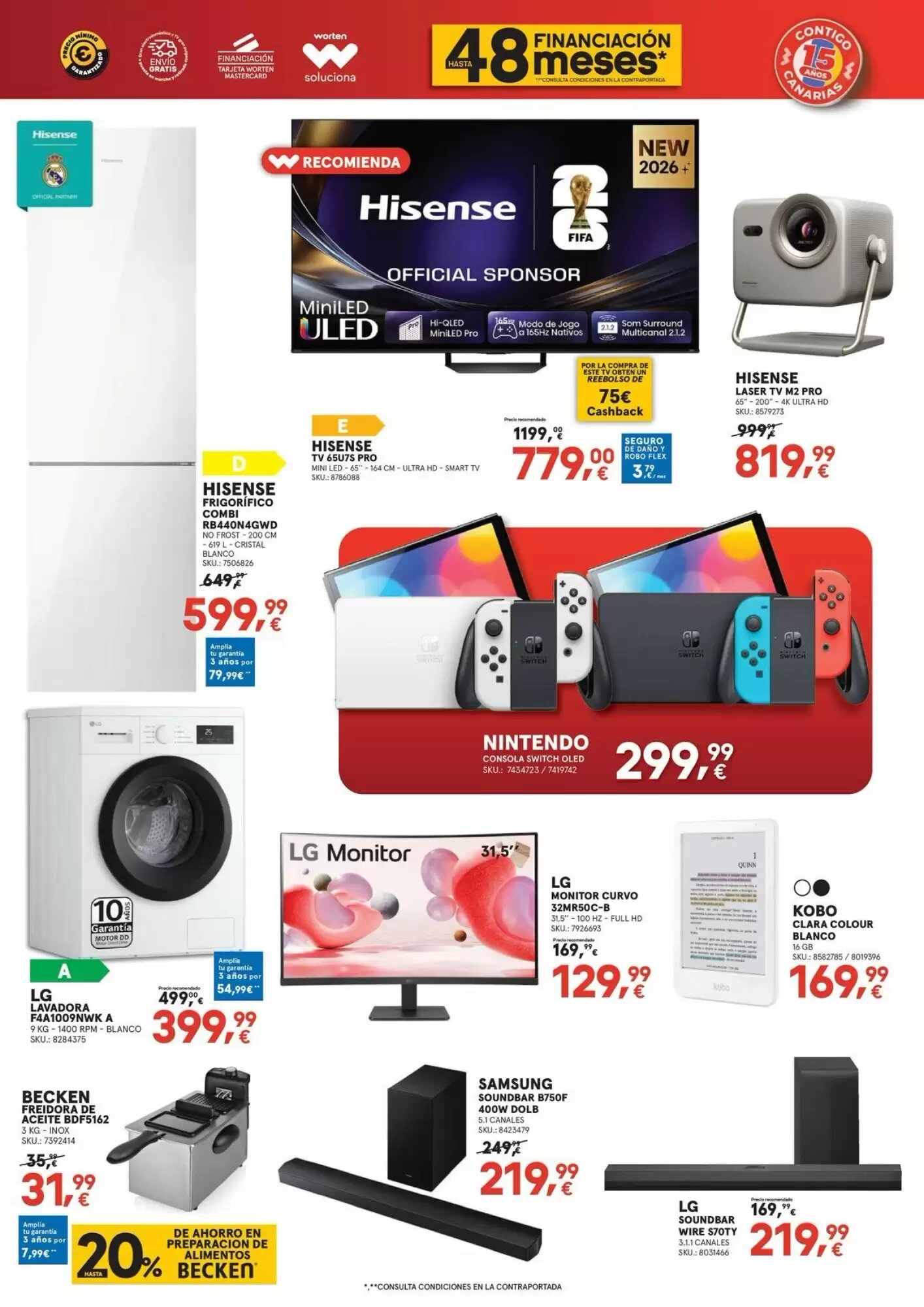 Folleto promocional de Worten válido desde el 14/07/2026 - Página 3.