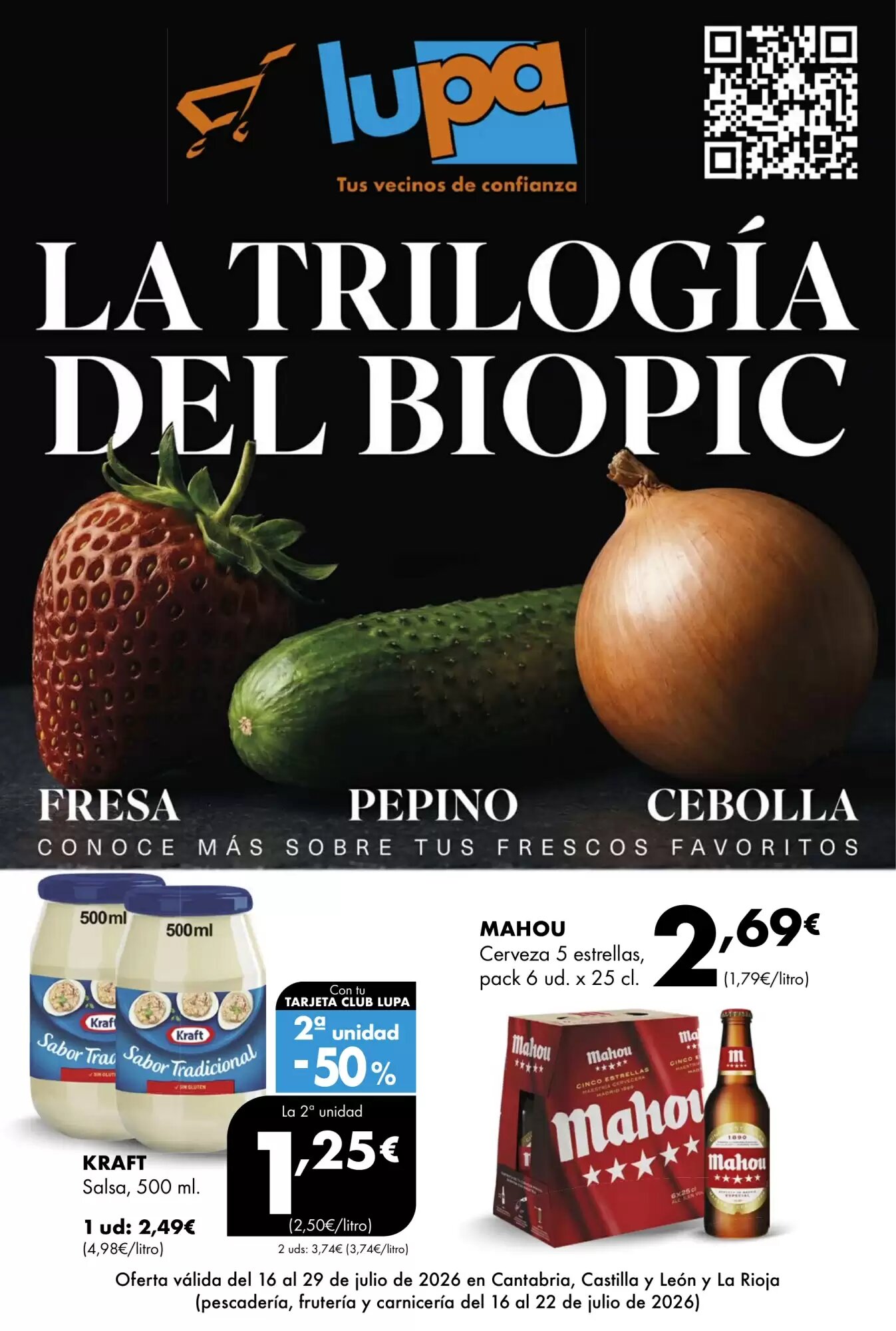 Folleto promocional de Lupa válido desde el 16/07/2026 - Página 1.