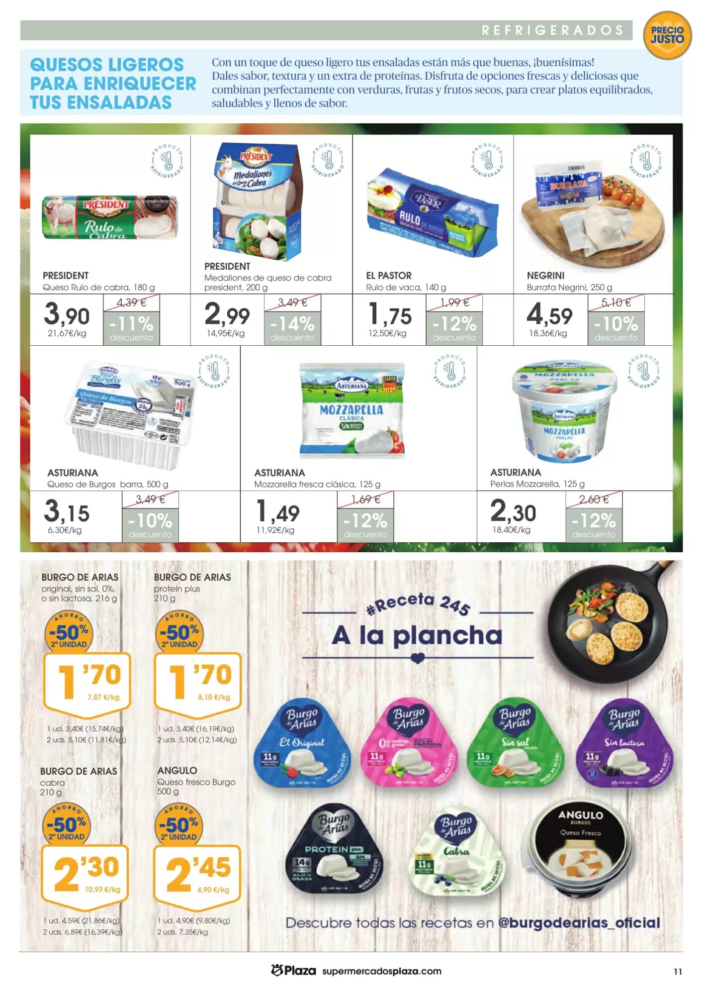 Folleto promocional de Supermercados Plaza válido desde el 16/07/2026 - Página 11.