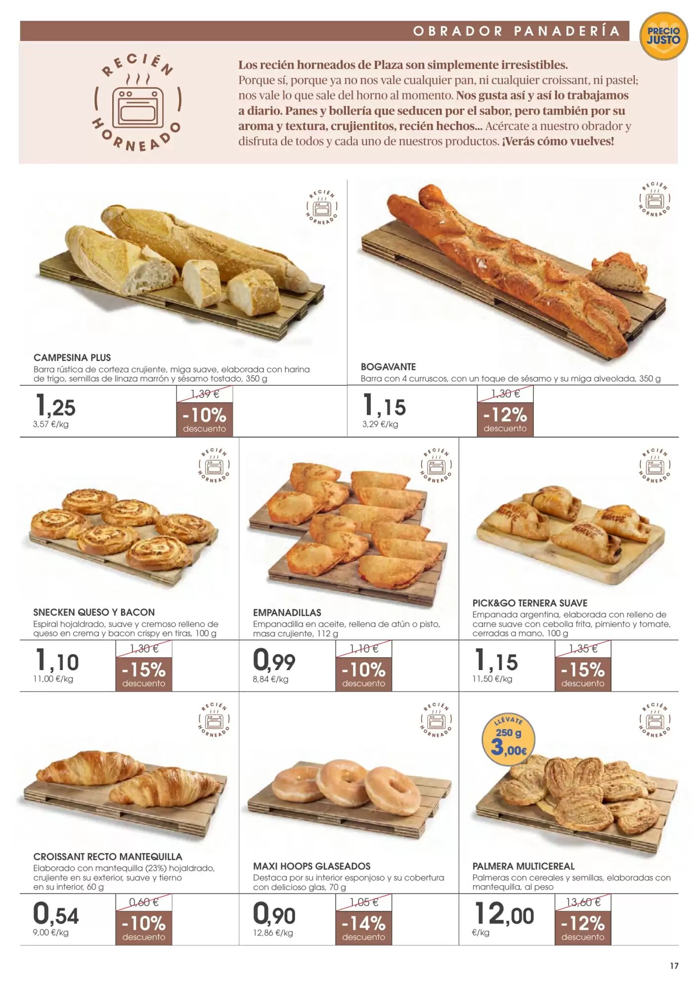 Folleto promocional de Supermercados Plaza válido desde el 16/07/2026 - Página 17.