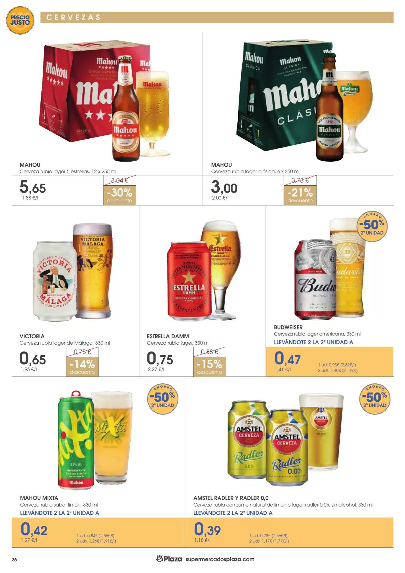 Folleto promocional de Supermercados Plaza válido desde el 16/07/2026 - Página 26.