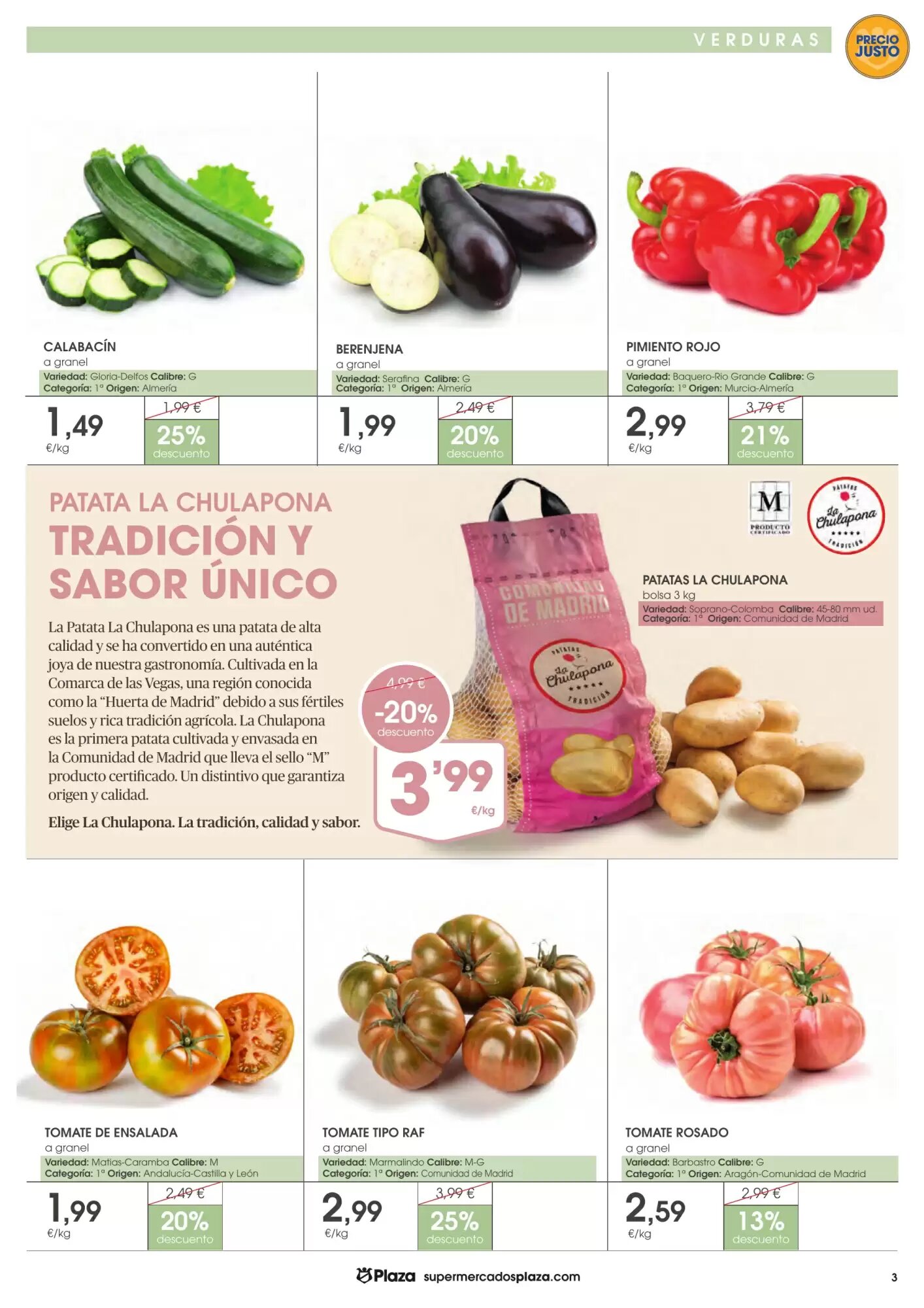 Folleto promocional de Supermercados Plaza válido desde el 16/07/2026 - Página 3.