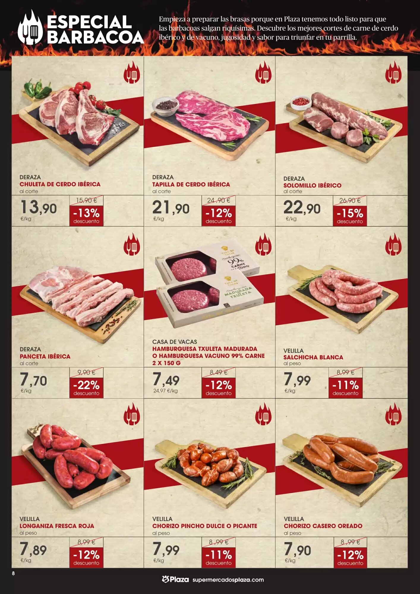 Folleto promocional de Supermercados Plaza válido desde el 16/07/2026 - Página 8.