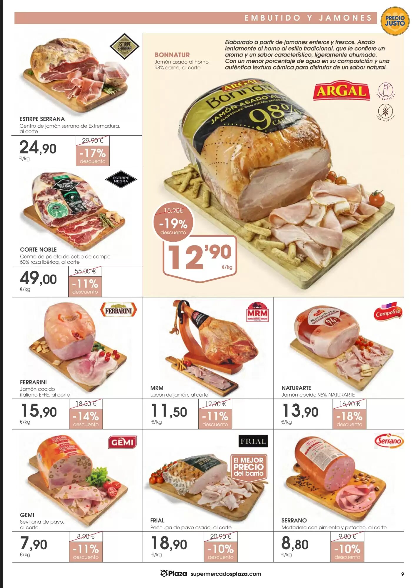 Folleto promocional de Supermercados Plaza válido desde el 16/07/2026 - Página 9.