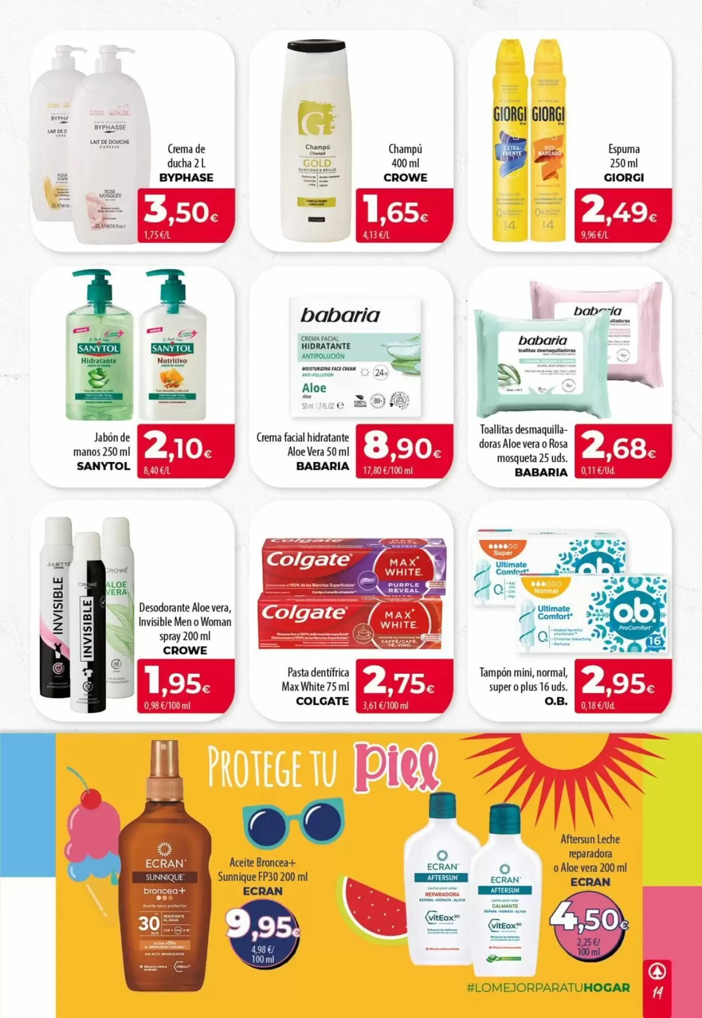 Folleto promocional de Spar Tenerife válido desde el 16/07/2026 - Página 14.