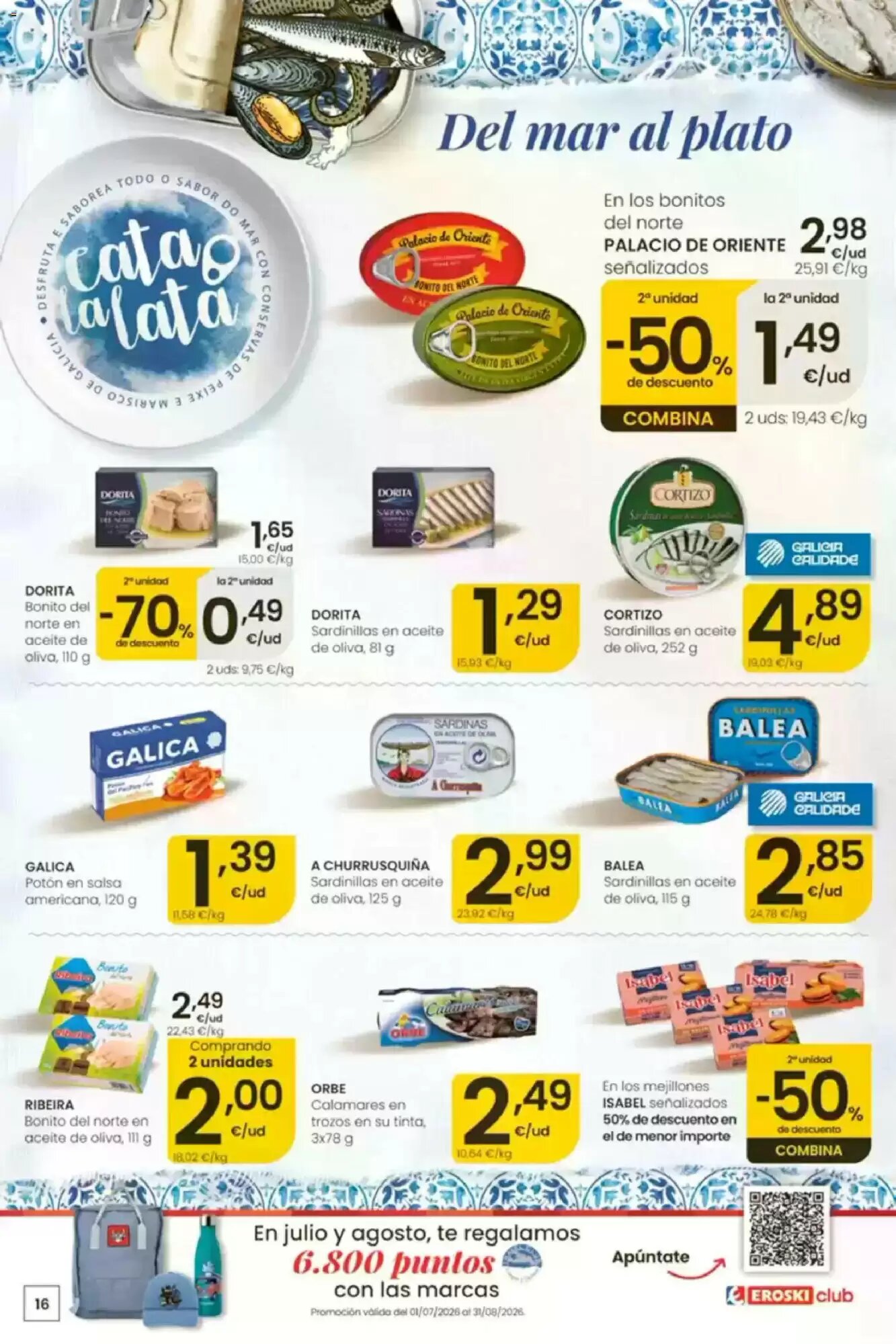 Folleto promocional de Eroski válido desde el 16/07/2026 - Página 16.