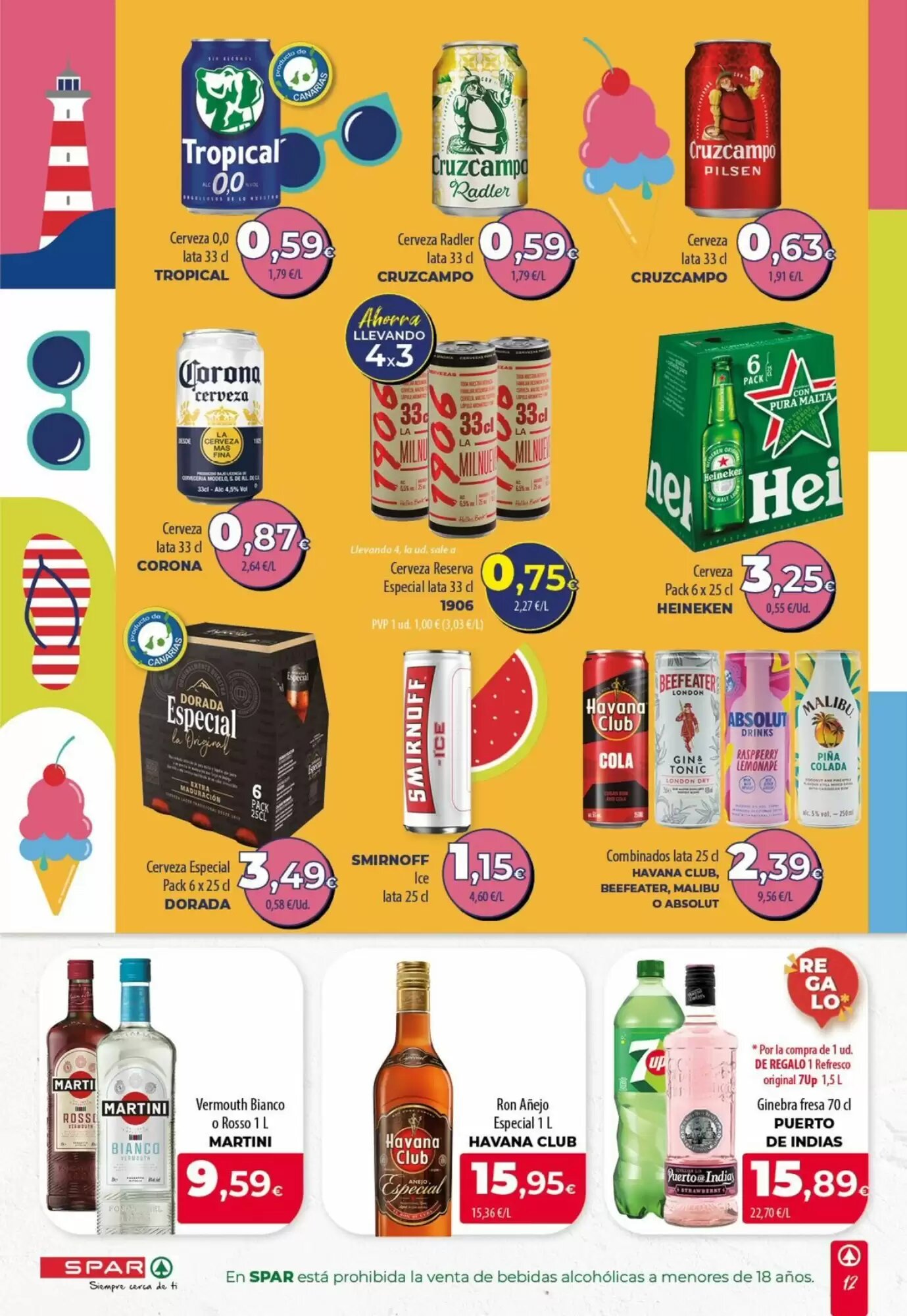 Folleto promocional de Spar válido desde el 16/07/2026 - Página 12.