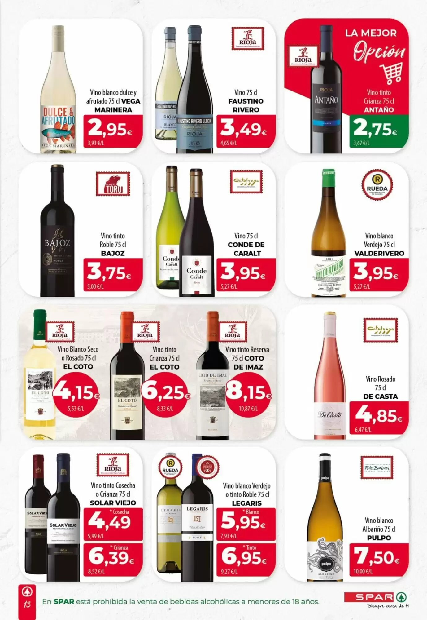 Folleto promocional de Spar válido desde el 16/07/2026 - Página 13.