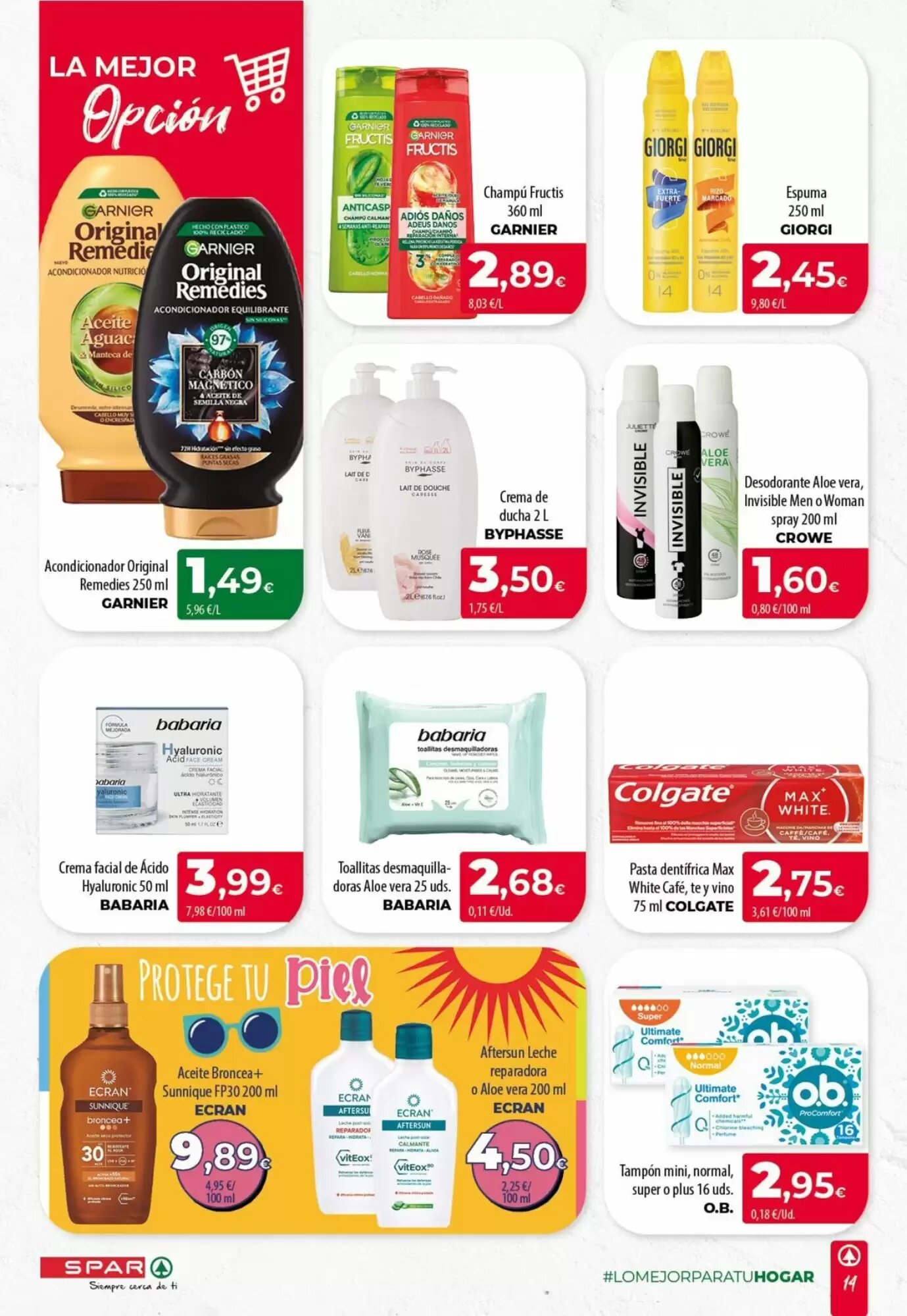 Folleto promocional de Spar válido desde el 16/07/2026 - Página 14.