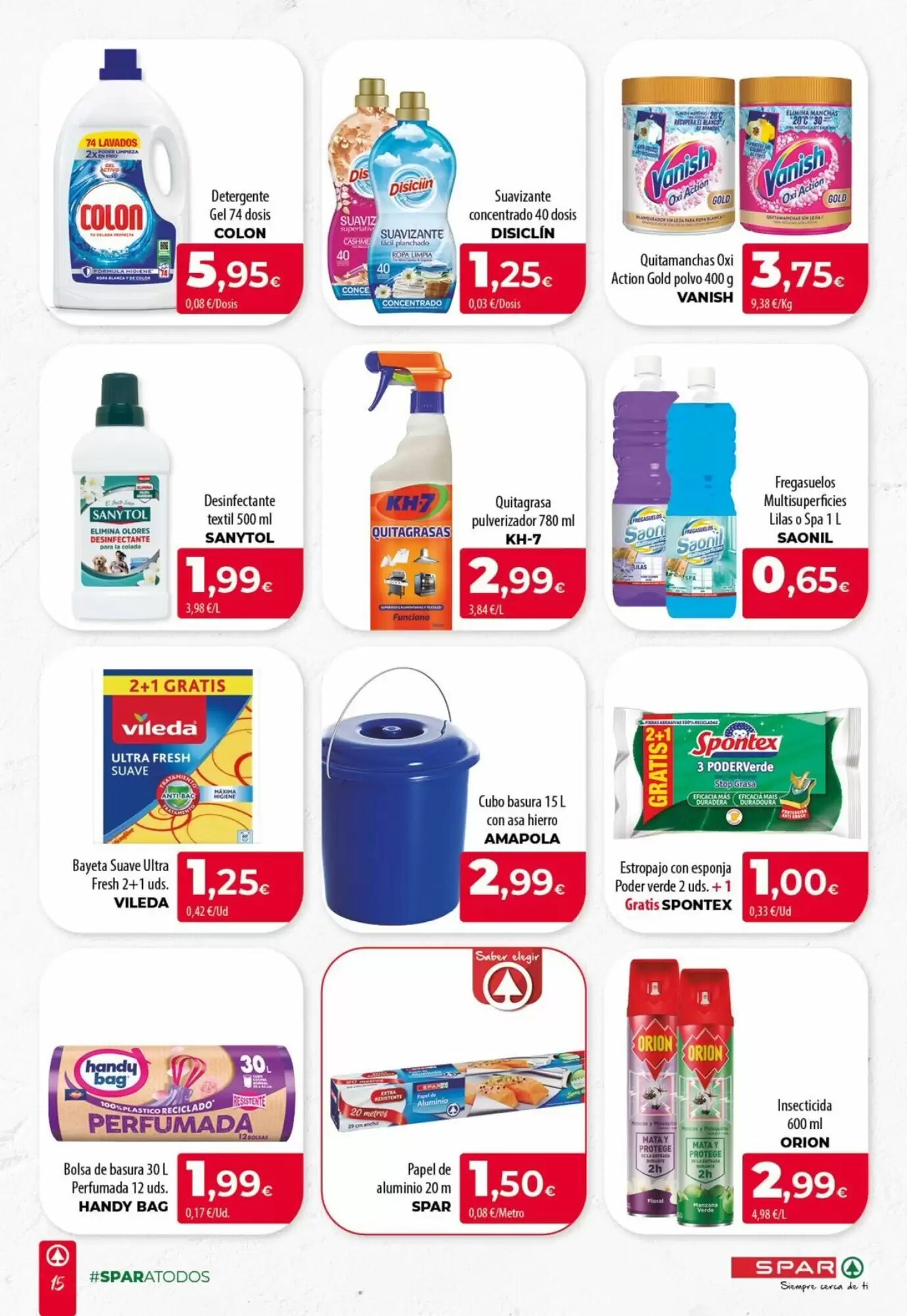 Folleto promocional de Spar válido desde el 16/07/2026 - Página 15.