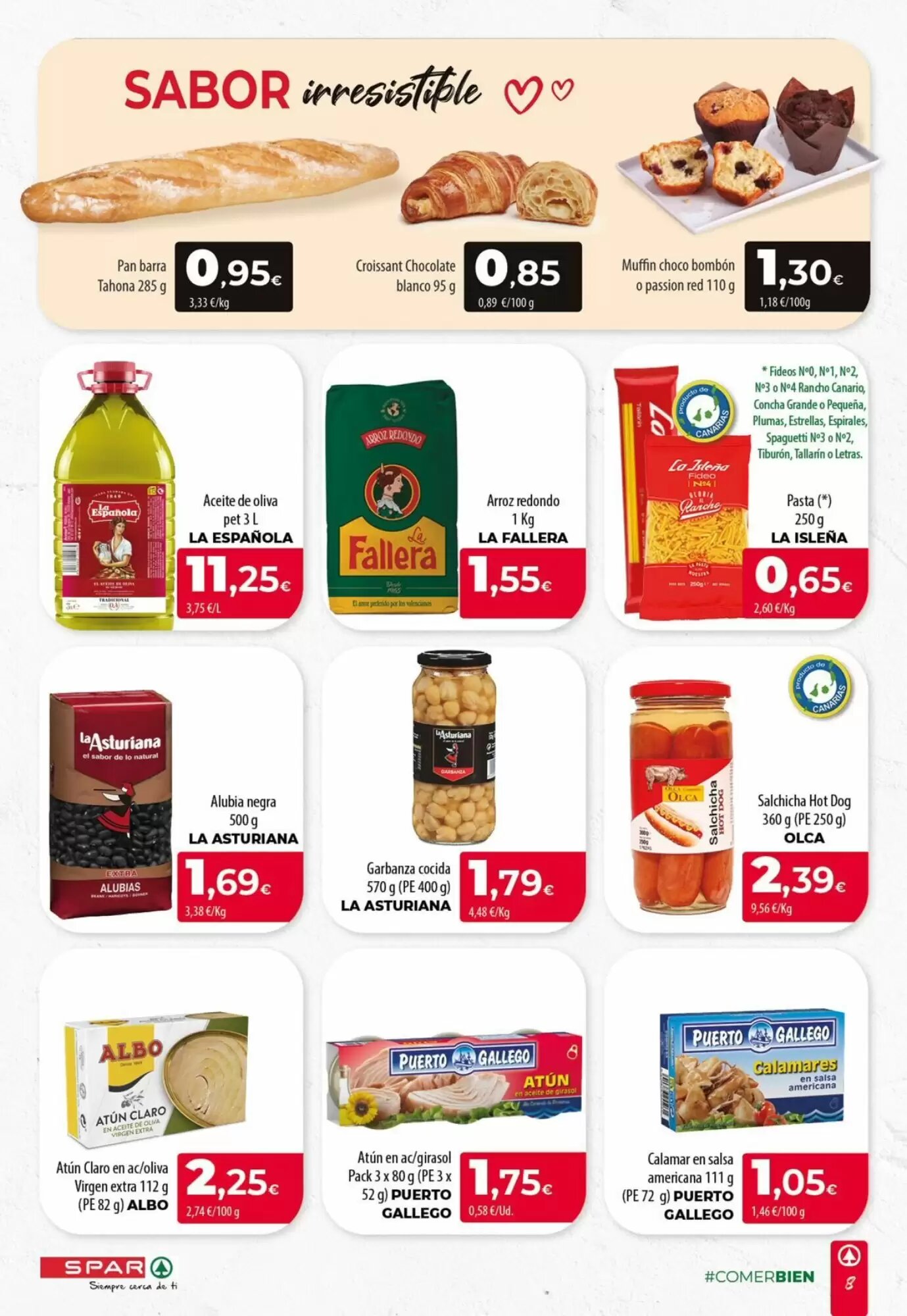 Folleto promocional de Spar válido desde el 16/07/2026 - Página 8.