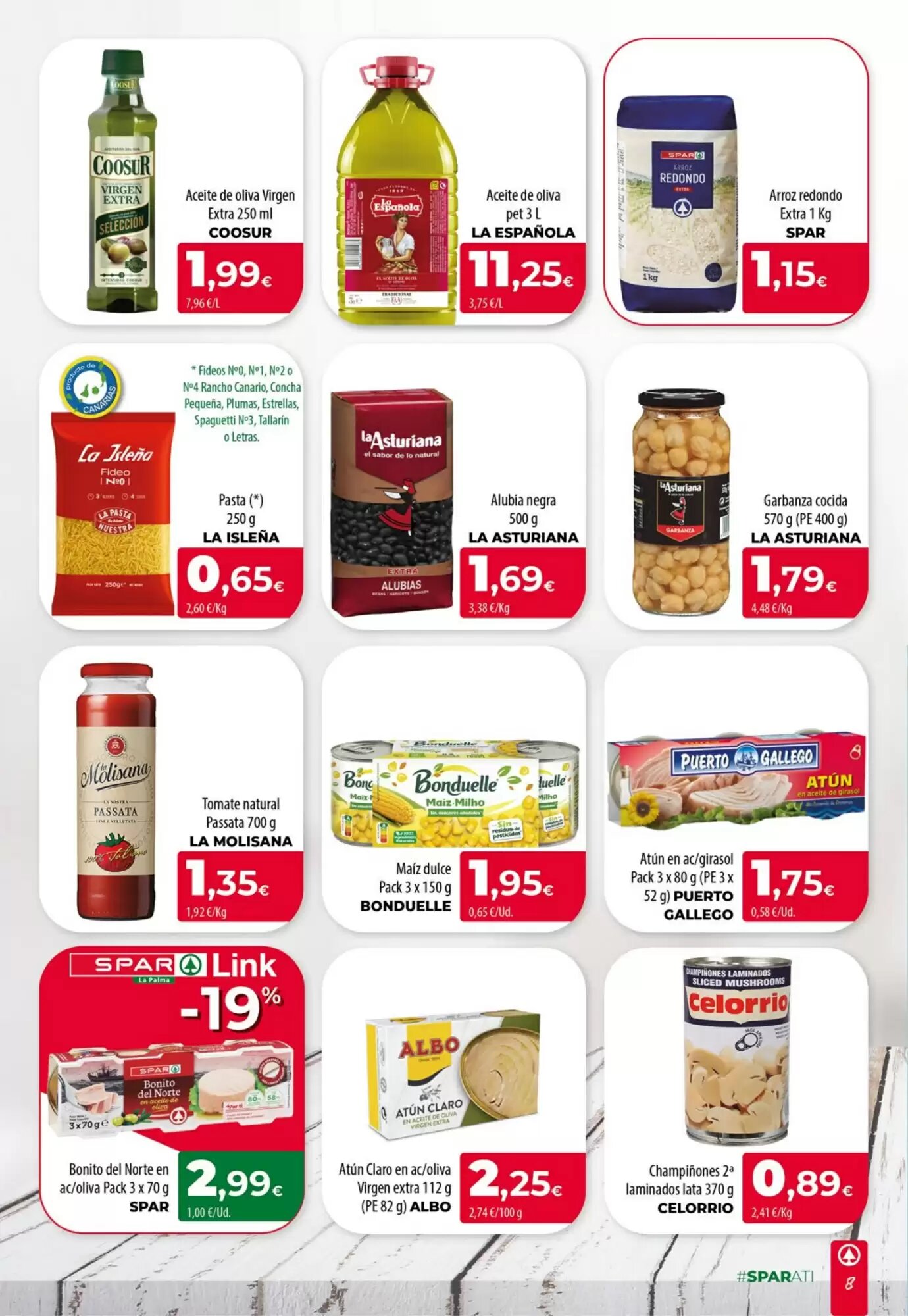Folleto promocional de Spar La Palma válido desde el 16/07/2026 - Página 8.