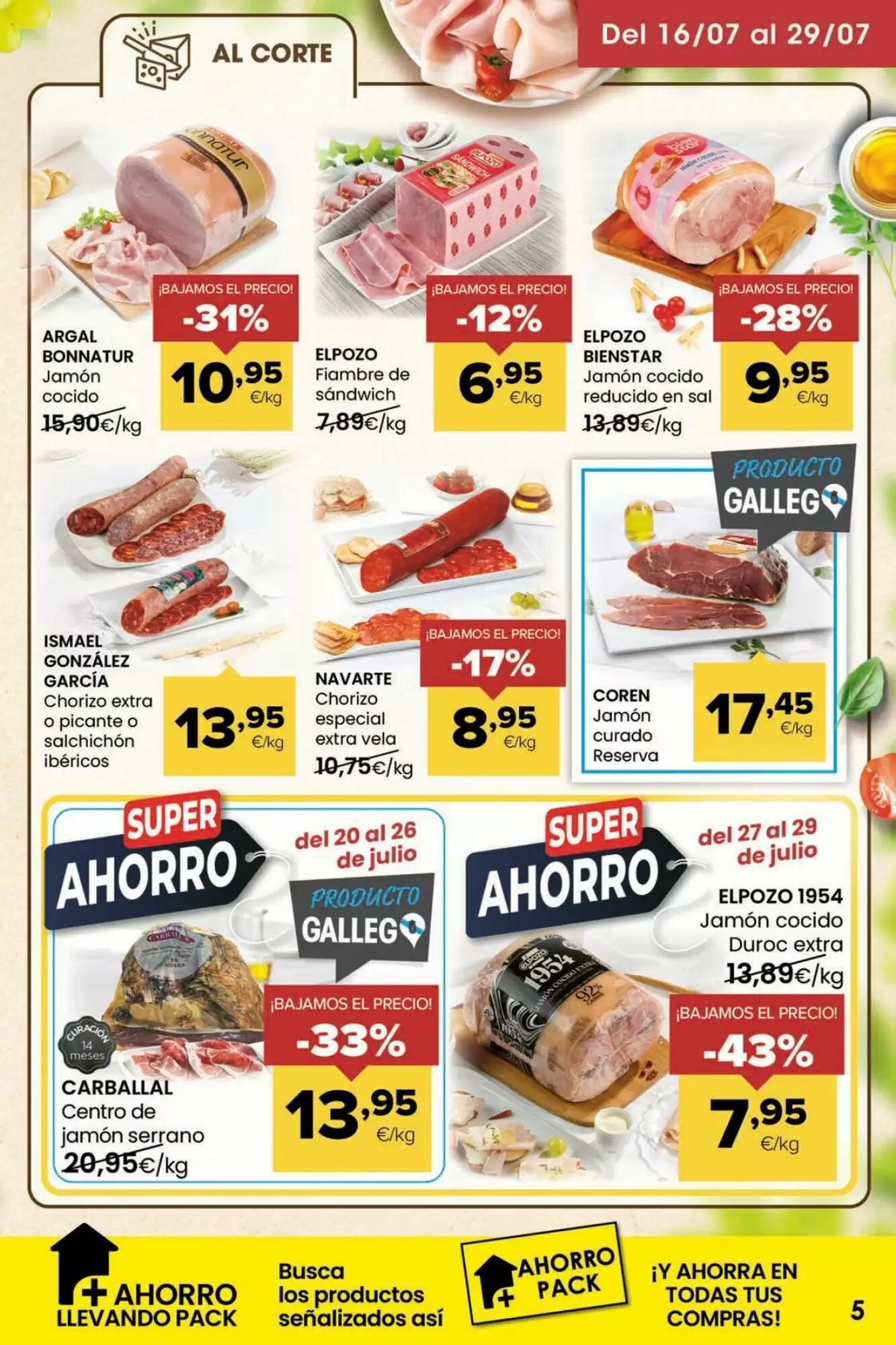 Folleto promocional de Autoservicios Familia válido desde el 16/07/2026 - Página 5.