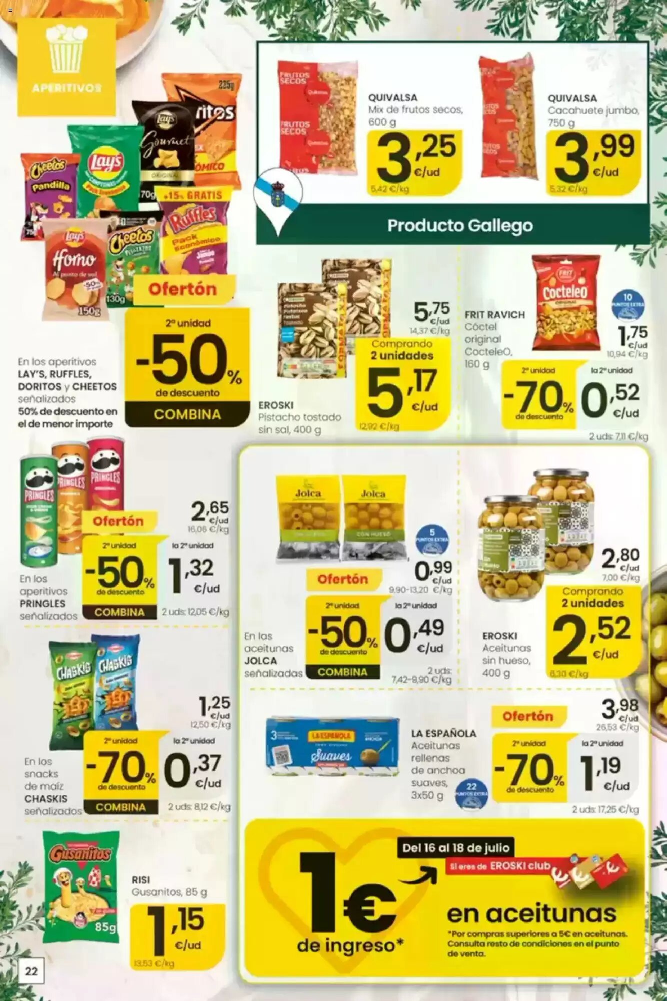 Folleto promocional de Eroski válido desde el 16/07/2026 - Página 22.
