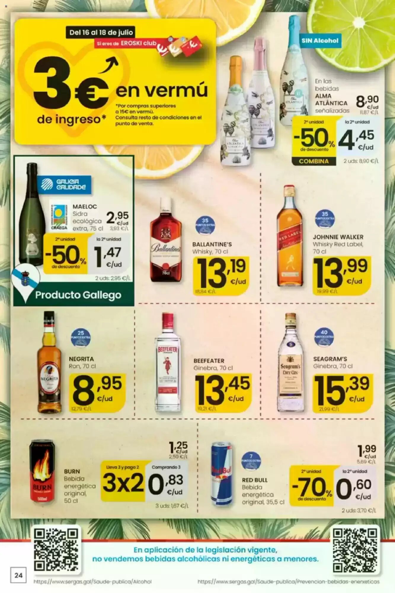 Folleto promocional de Eroski válido desde el 16/07/2026 - Página 24.